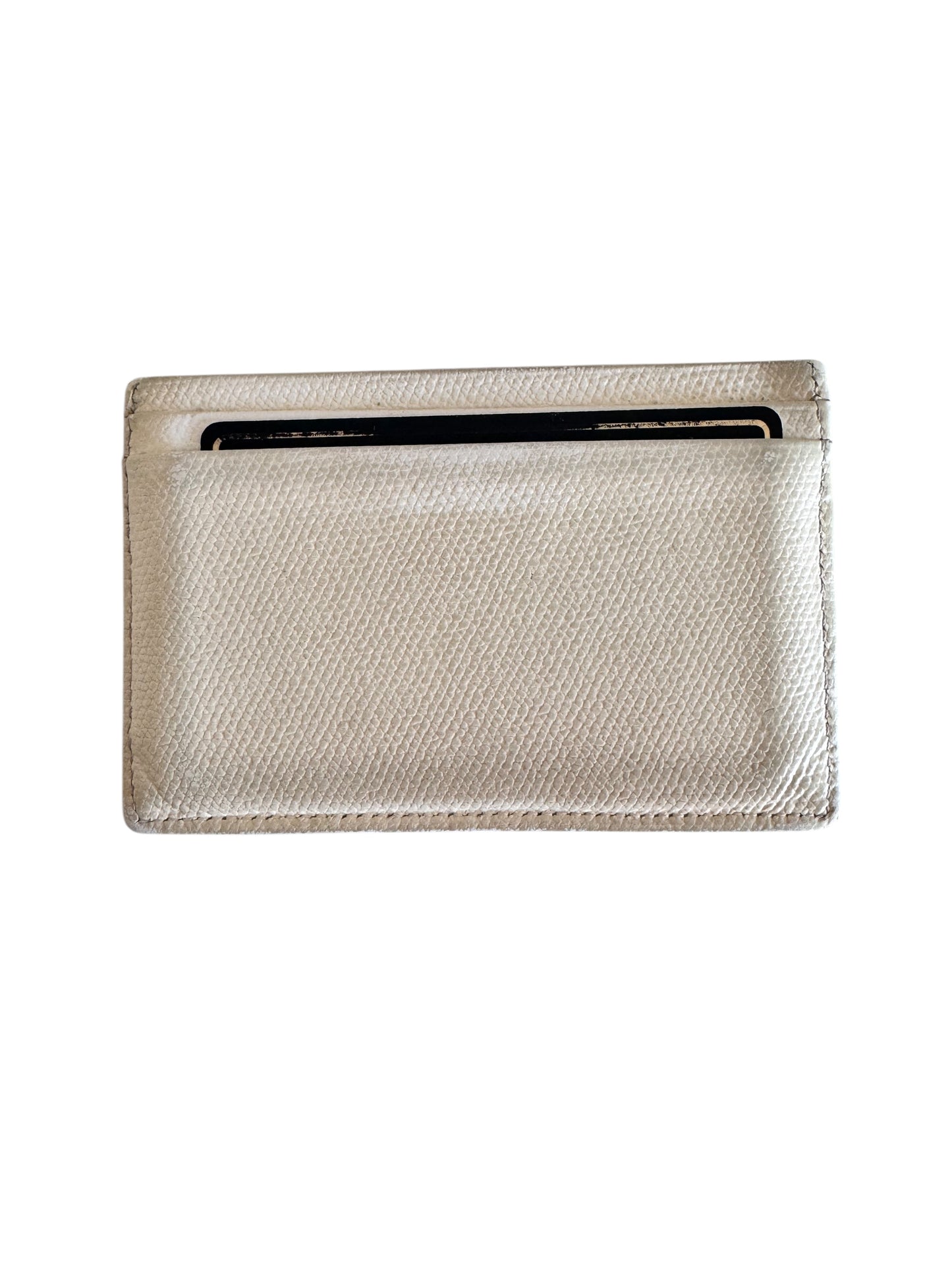 Chanel CC Button Leather Card Holder (Yellow) 2004-2005