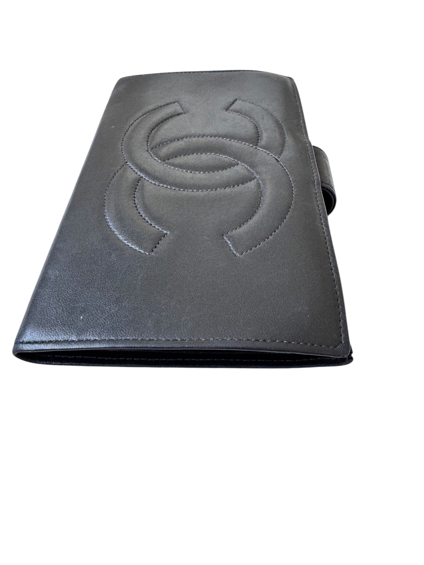 Chanel CC Timeless Lambskin Leather French Wallet 1996-1997