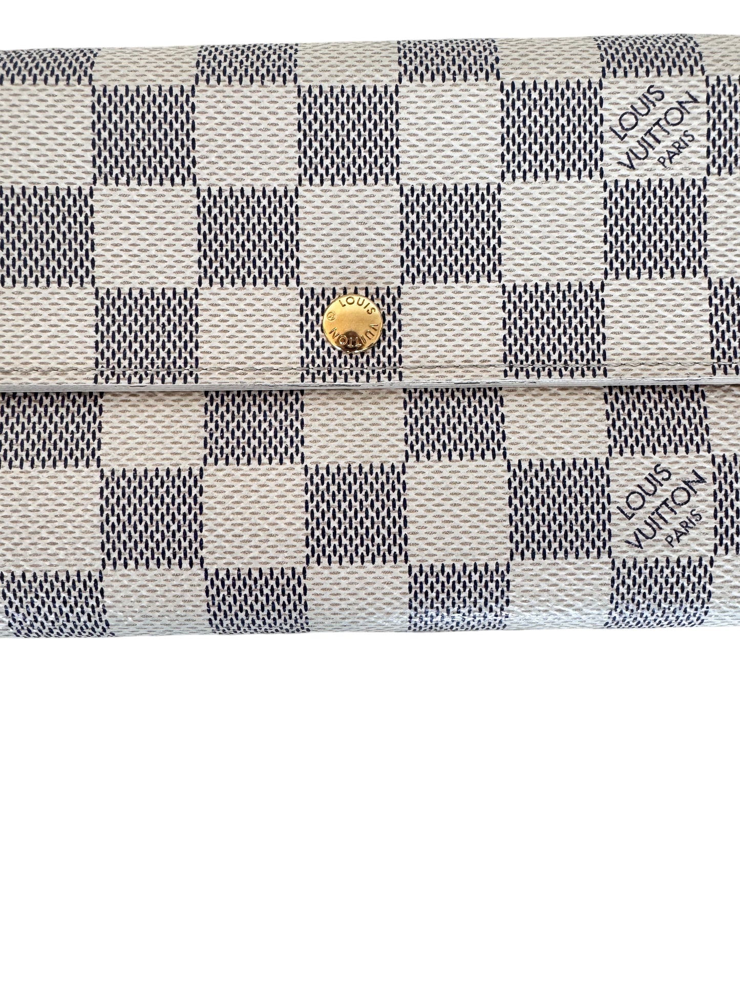 Louis Vuitton Damier Azur Portefeuille Sarah Wallet 2013
