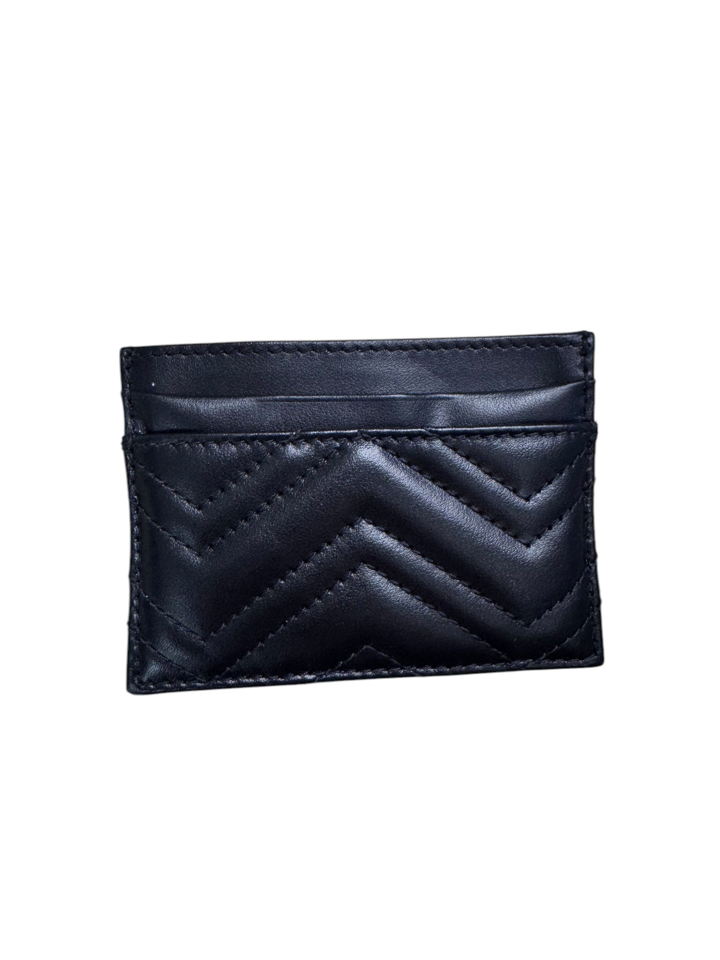 Gucci GG Marmont Card Holder Waller (Black)