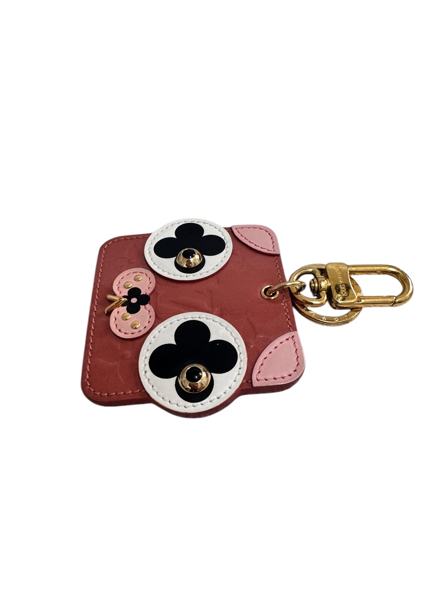 Louis Vuitton Vernis Porte Cre Animal Face Bag Charm 2018