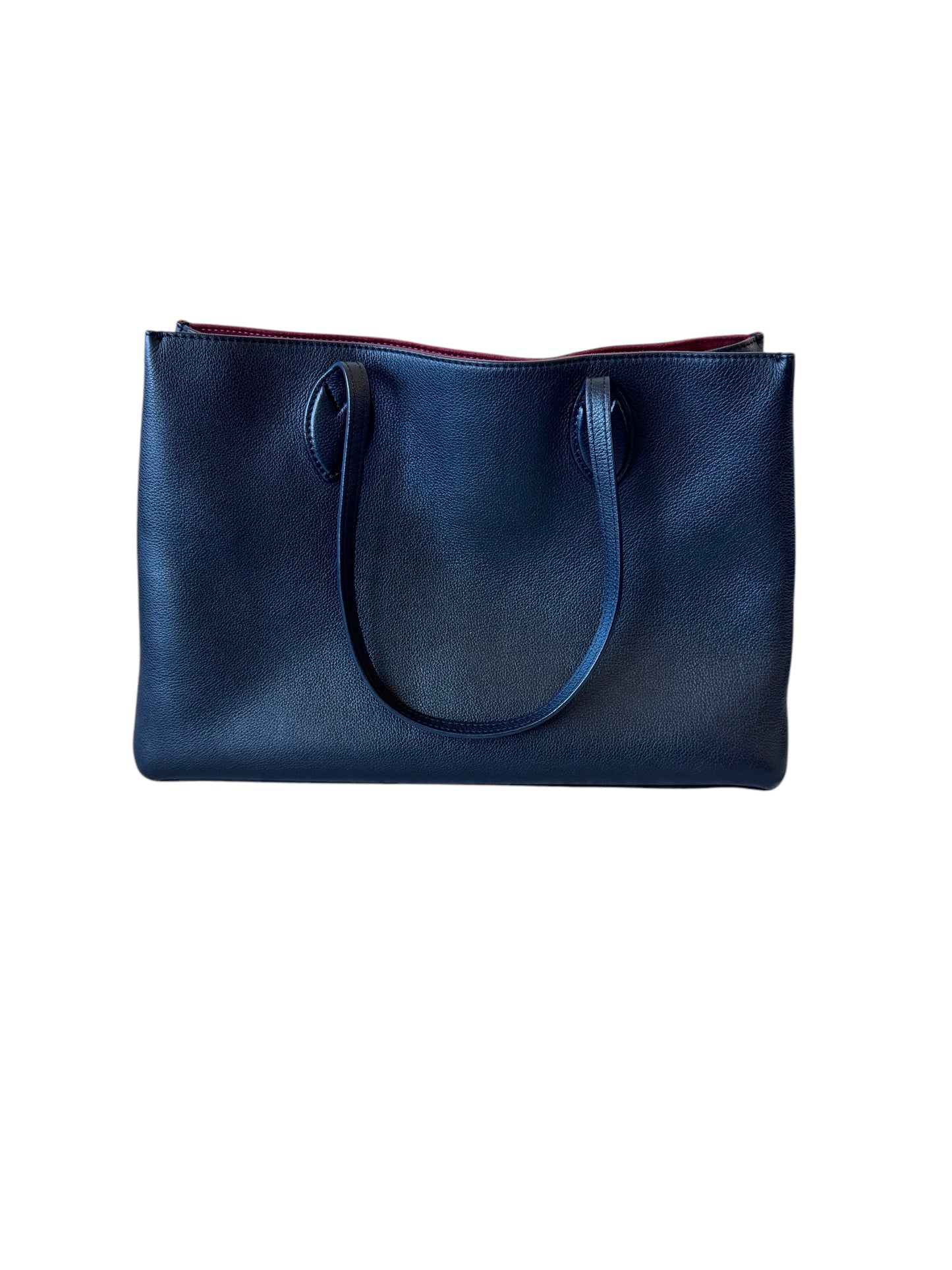 Louis Vuitton Grained Calfskin LockMe Shopper Tote (Black)