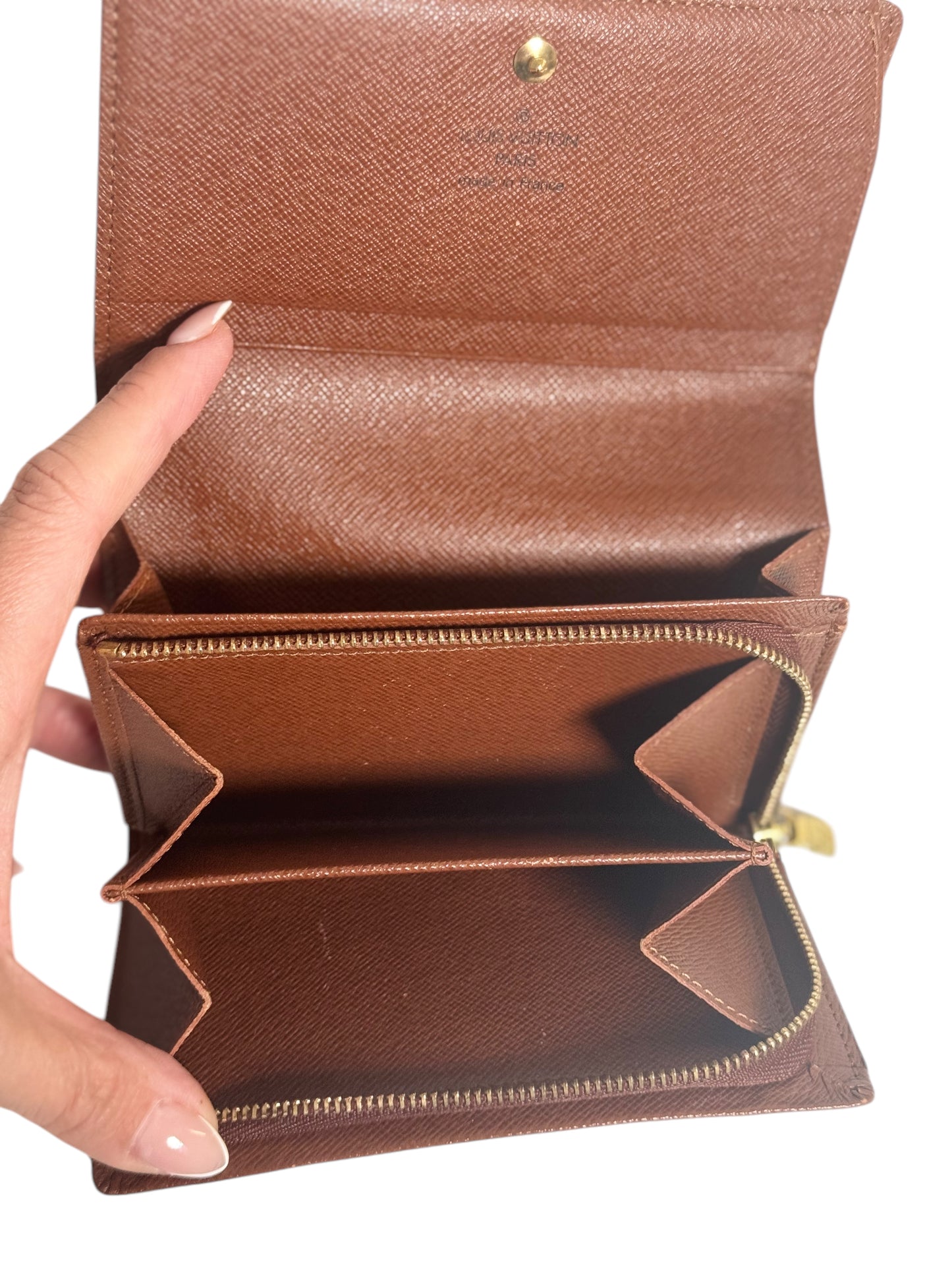 Louis Vuitton Monogram Porte Monnaie Zip Bifold Wallet 2003
