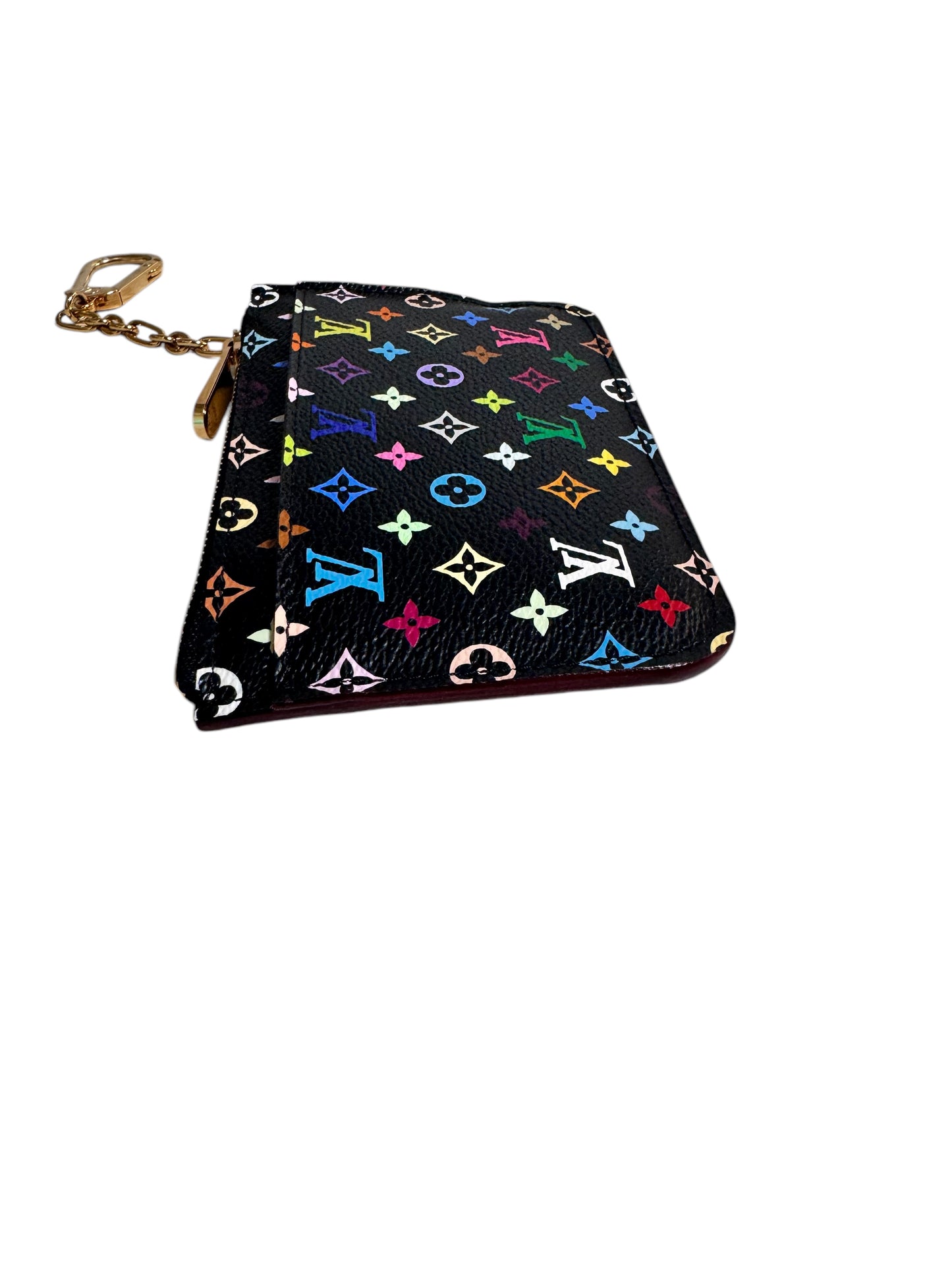 Louis Vuitton Monogram Canvas Multicolor Pochette Cles (Takashi Murakami Edition) Noir 2011