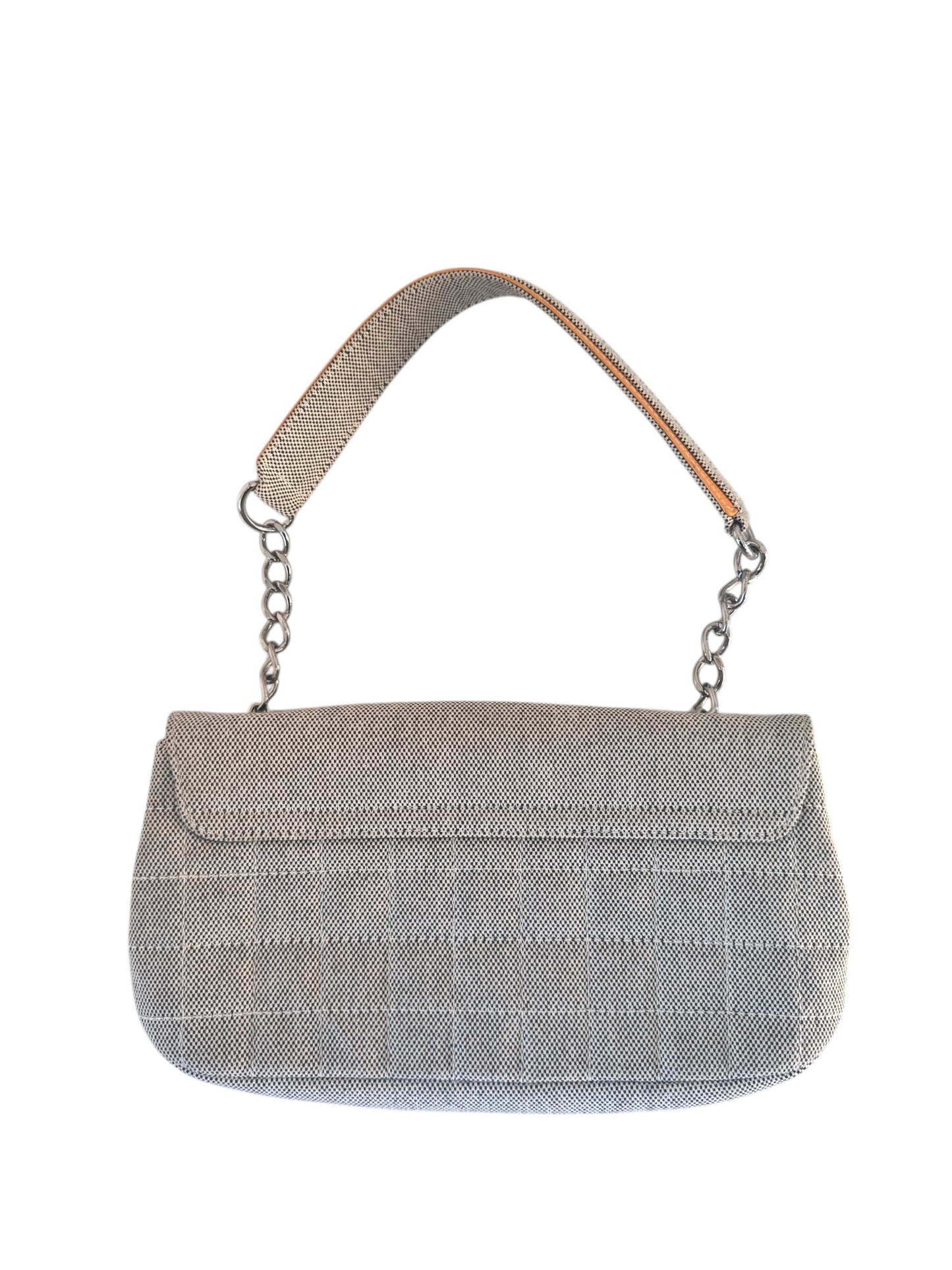 Chanel Canvas No. 5 Camelia Shoulder Bag (Grey)