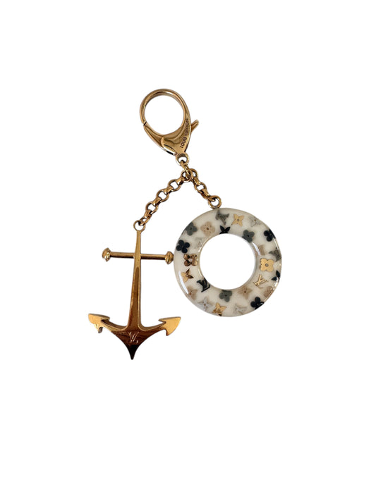 Louis Vuitton Monogram Porte Cles Marine Anchor Swim Ring Charm 2009