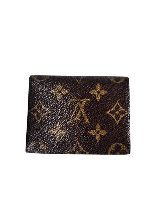 Louis Vuitton Monogram Canvas Envelope Carte de Visite Card Case 2006