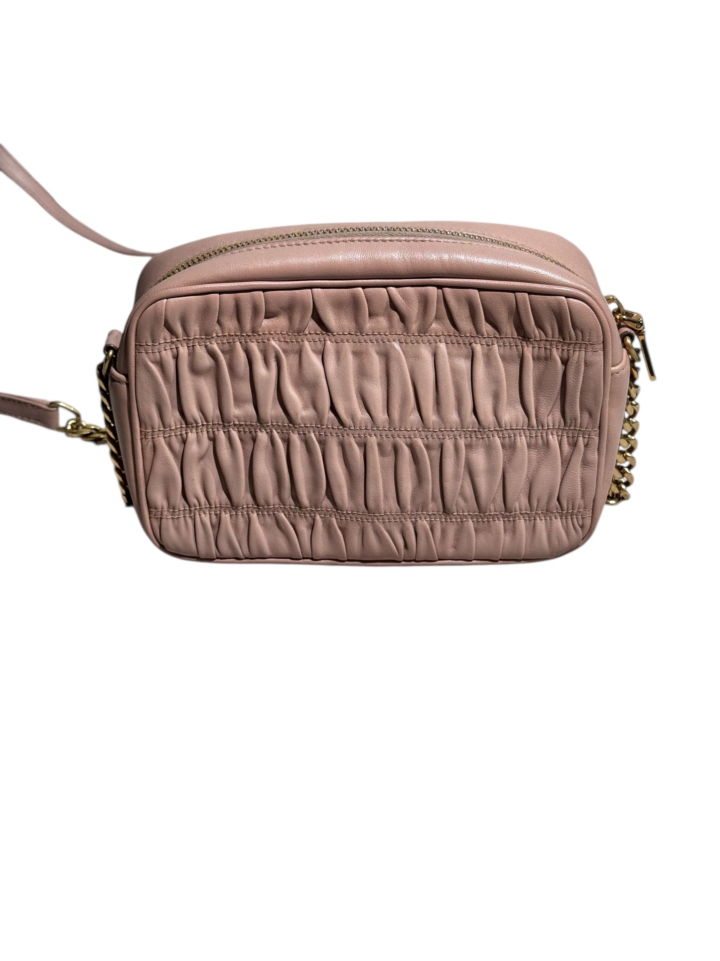 Prada Nappa Leather Gaufre Camera Crossbody Bag