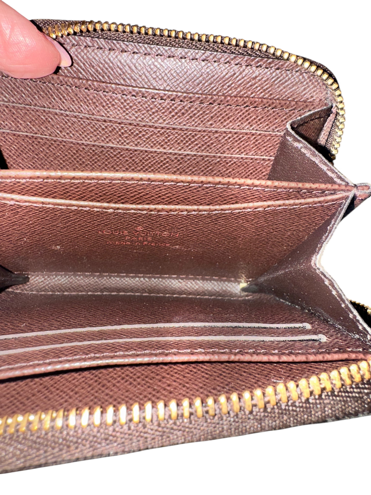 Louis Vuitton Damier Ebene Canvas Zippy Coin Purse 2019