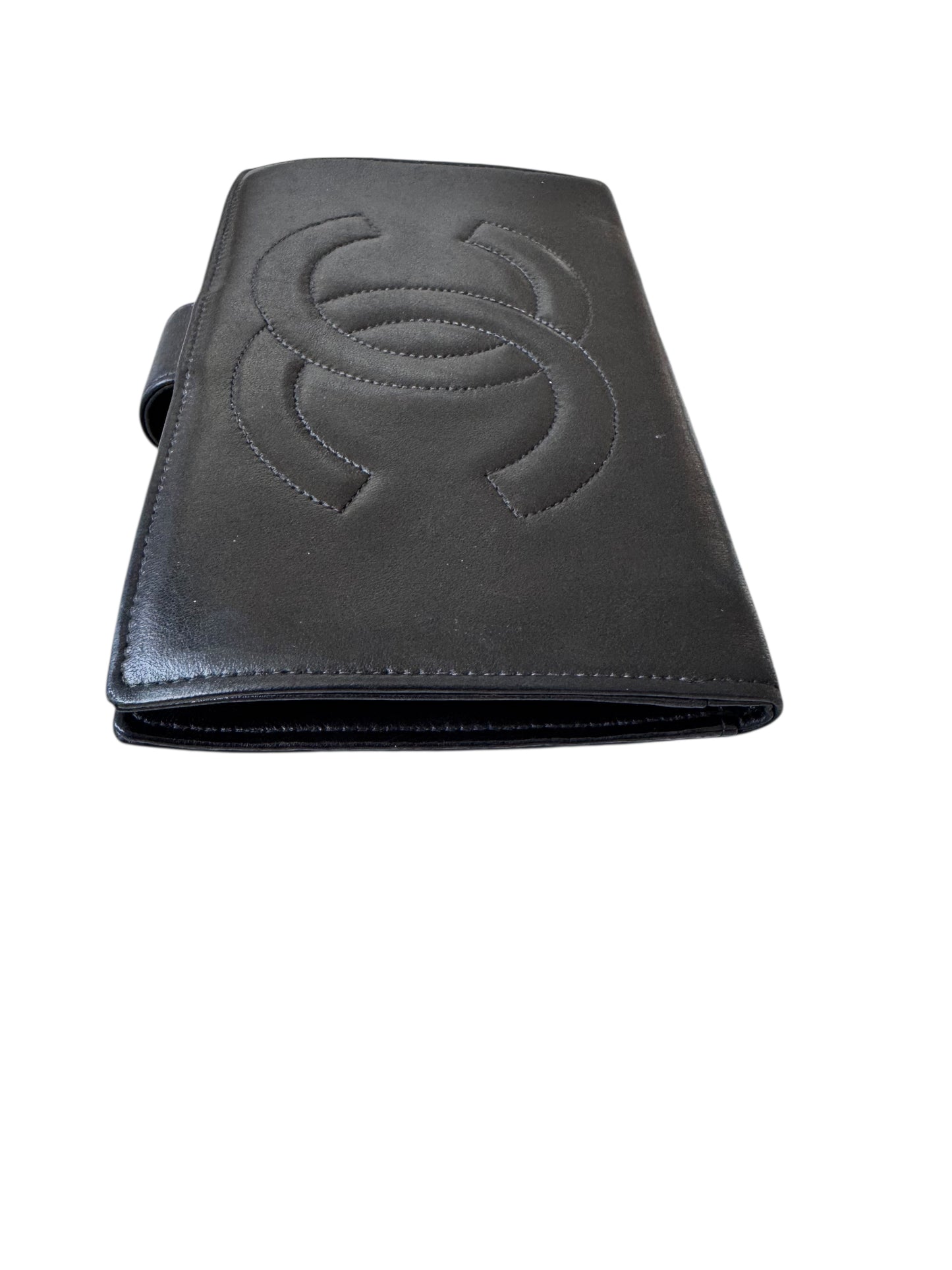 Chanel CC Timeless Lambskin Leather French Wallet 1996-1997