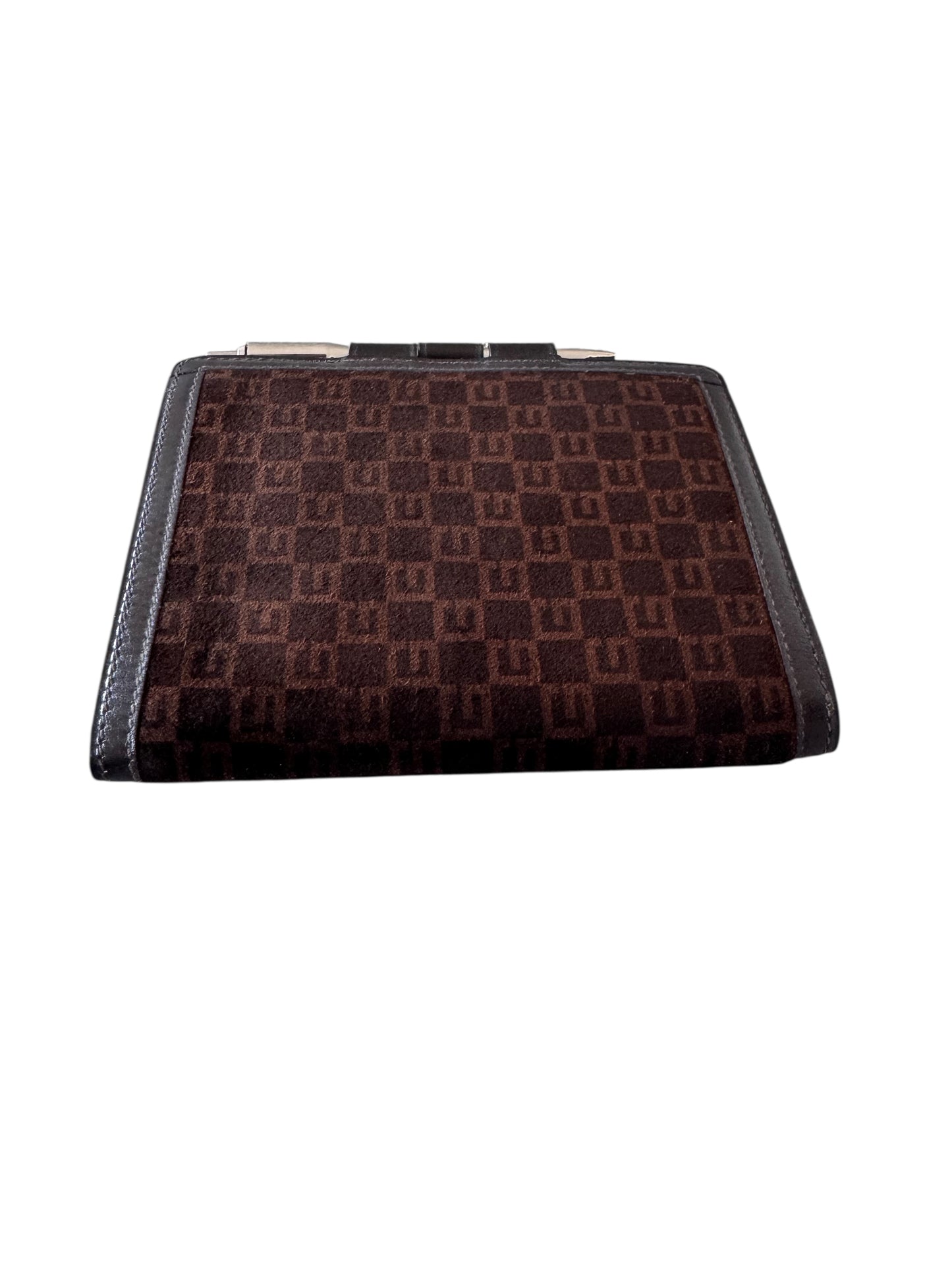 Gucci GG Suede Mini Pocket Address Book/Agenda (Brown) 1970's