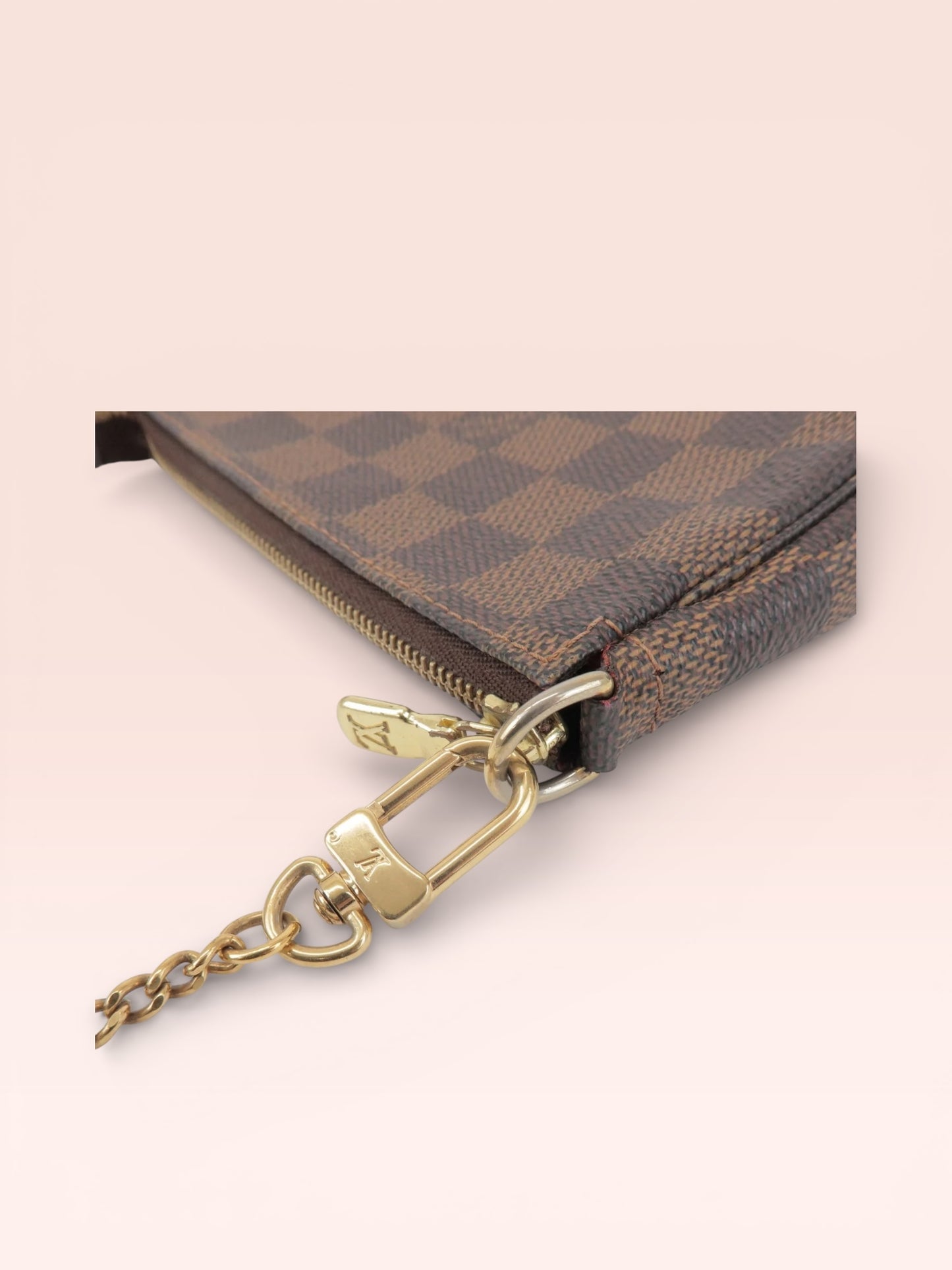 Louis Vuitton Canvas Damier Ebene Mini Pochette 2006