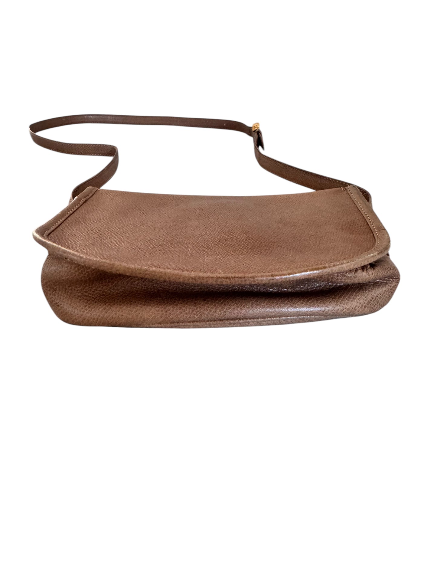 Loewe Anagram Vintage Leather Crossbody (Light Brown)