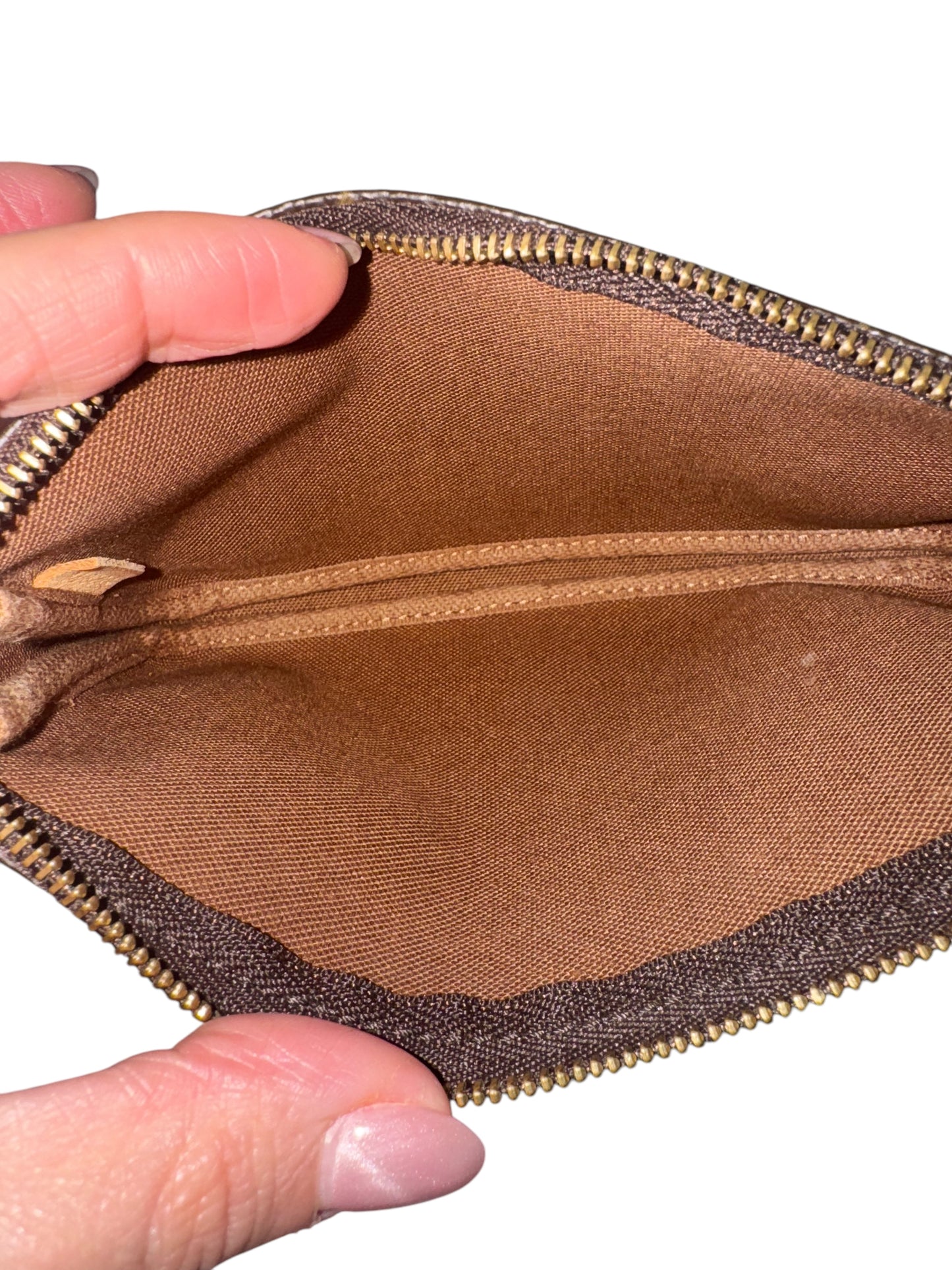 Louis Vuitton Monogram Canvas Mini Bucket Pochette (RARE Size!)