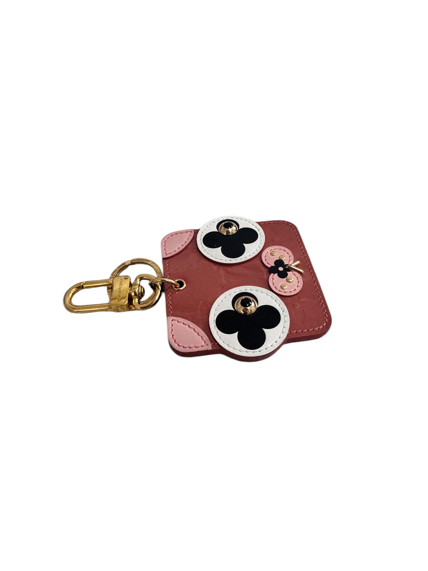 Louis Vuitton Vernis Porte Cre Animal Face Bag Charm 2018