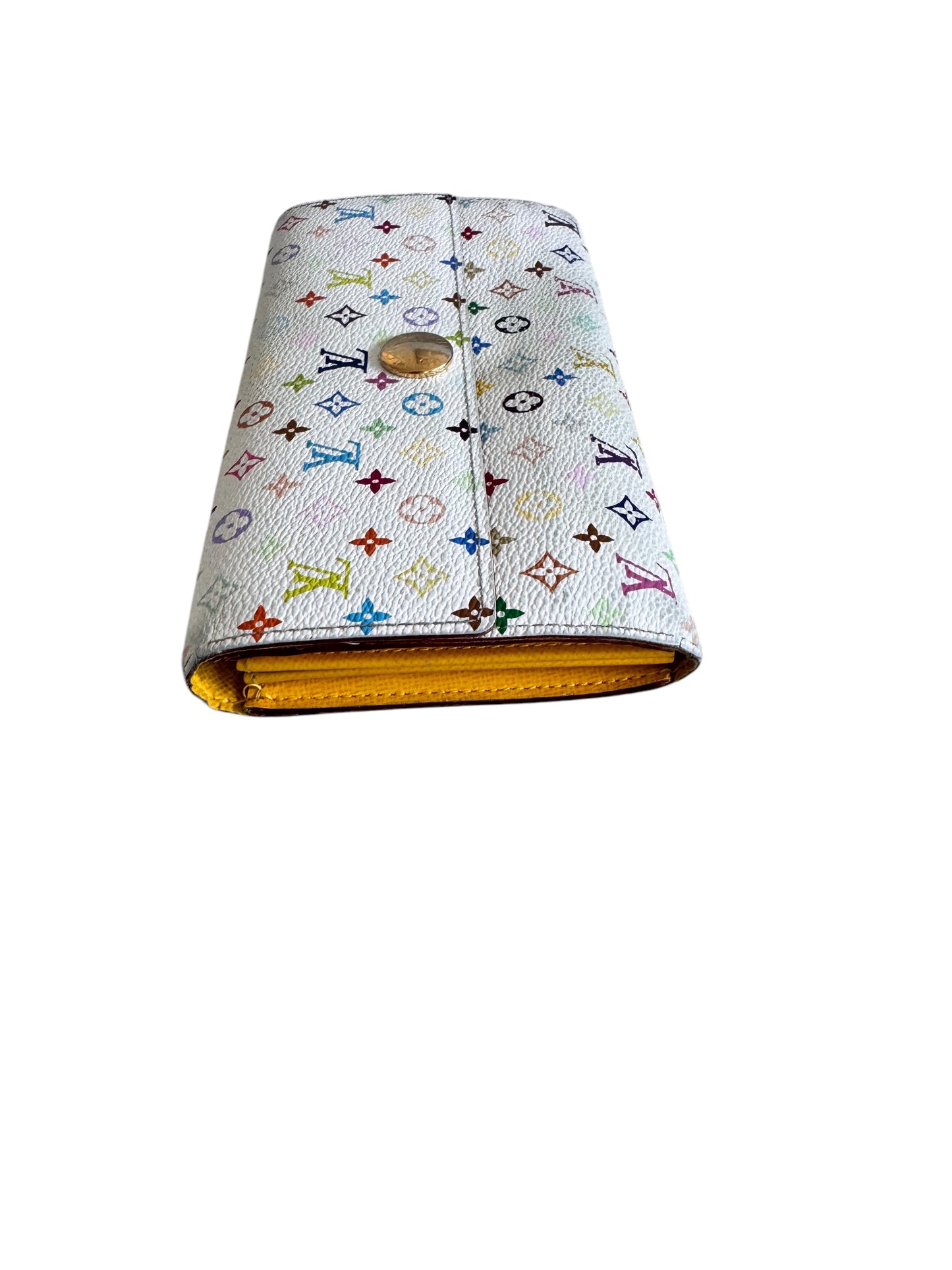 Louis Vuitton X Takashi Murakami Multi Color Sarah Wallet 2009