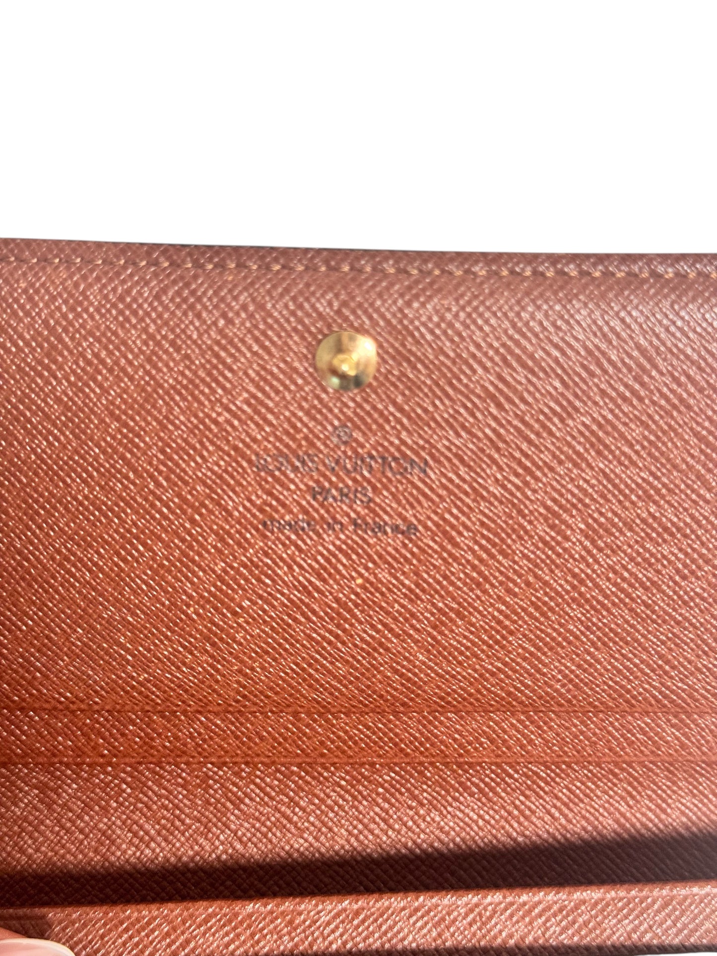 Louis Vuitton Monogram Porte Monnaie Zip Bifold Wallet 2003