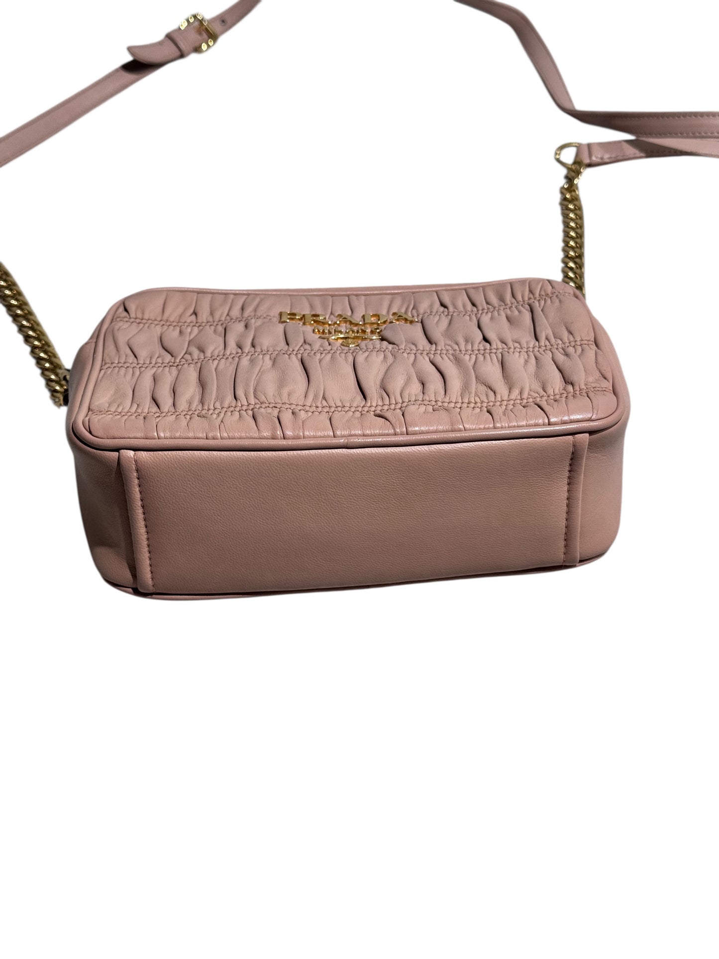 Prada Nappa Leather Gaufre Camera Crossbody Bag