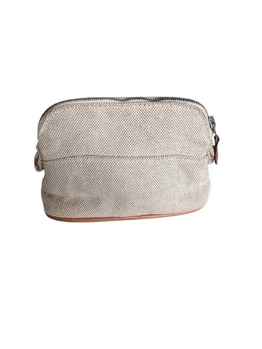 Hermes Toile Bolide Canvas Cosmetic Pouch