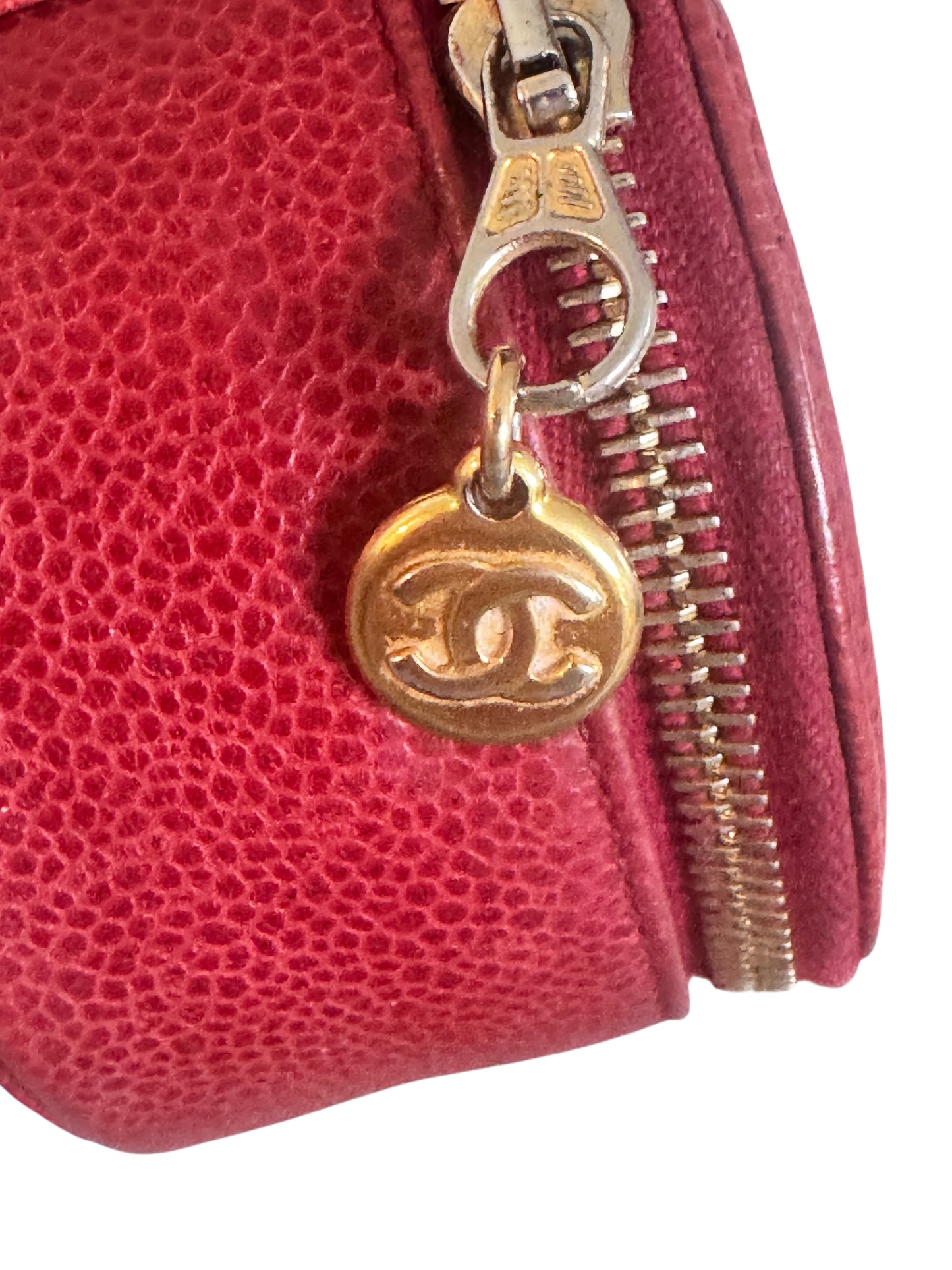 Chanel Timeless CC Caviar Leather Jewelry Case 1994-1996