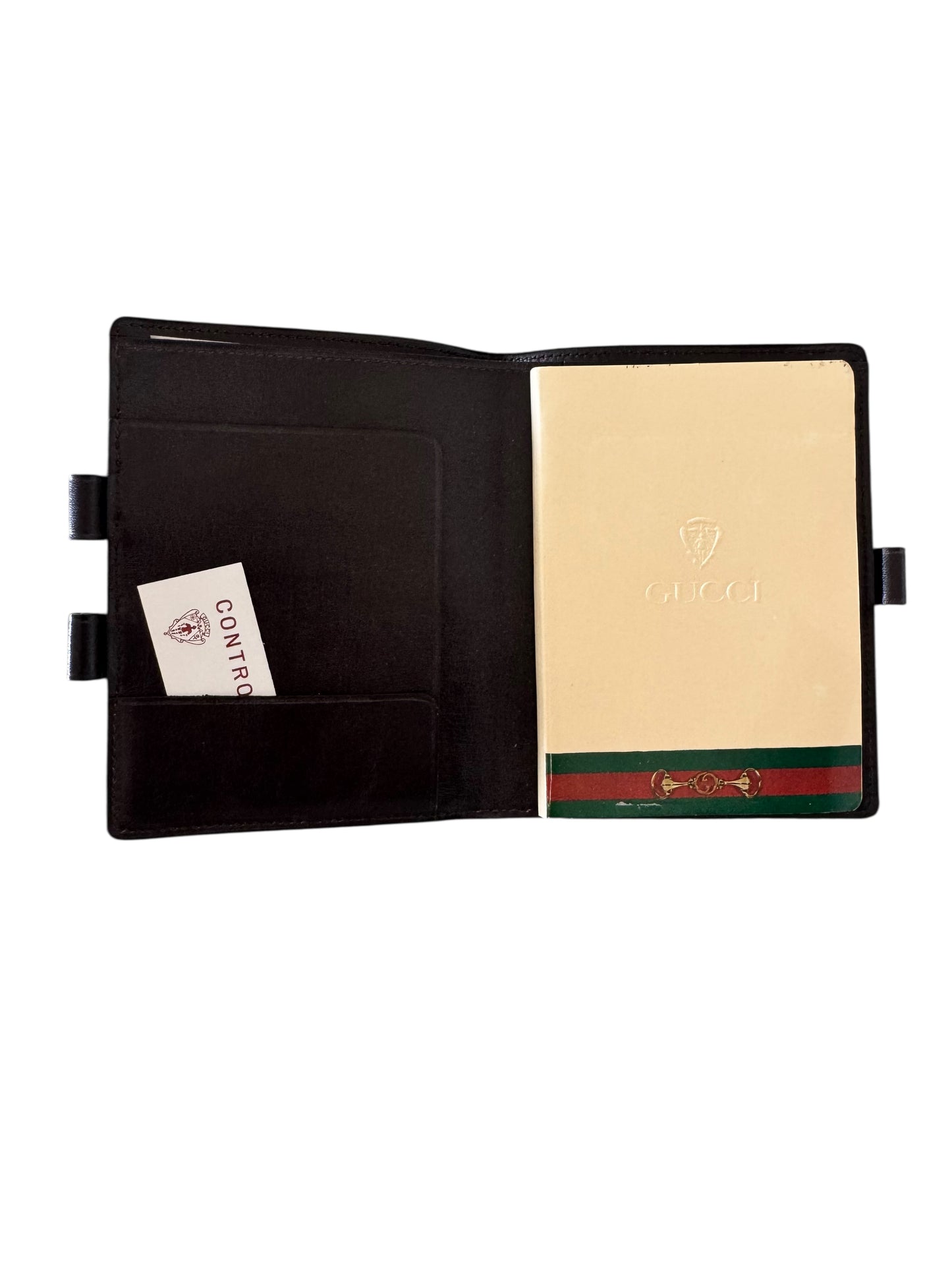 Gucci GG Suede Mini Pocket Address Book/Agenda (Brown) 1970's