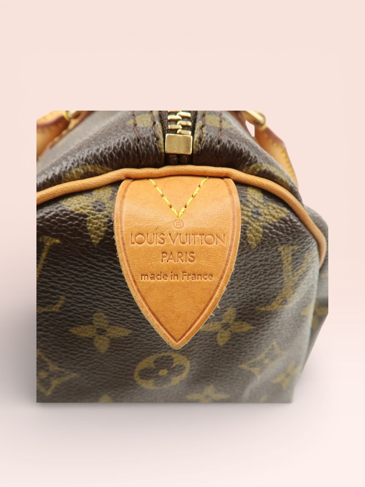 Louis Vuitton Monogram Canvas Speedy 30 2002 w/ Lock & Key