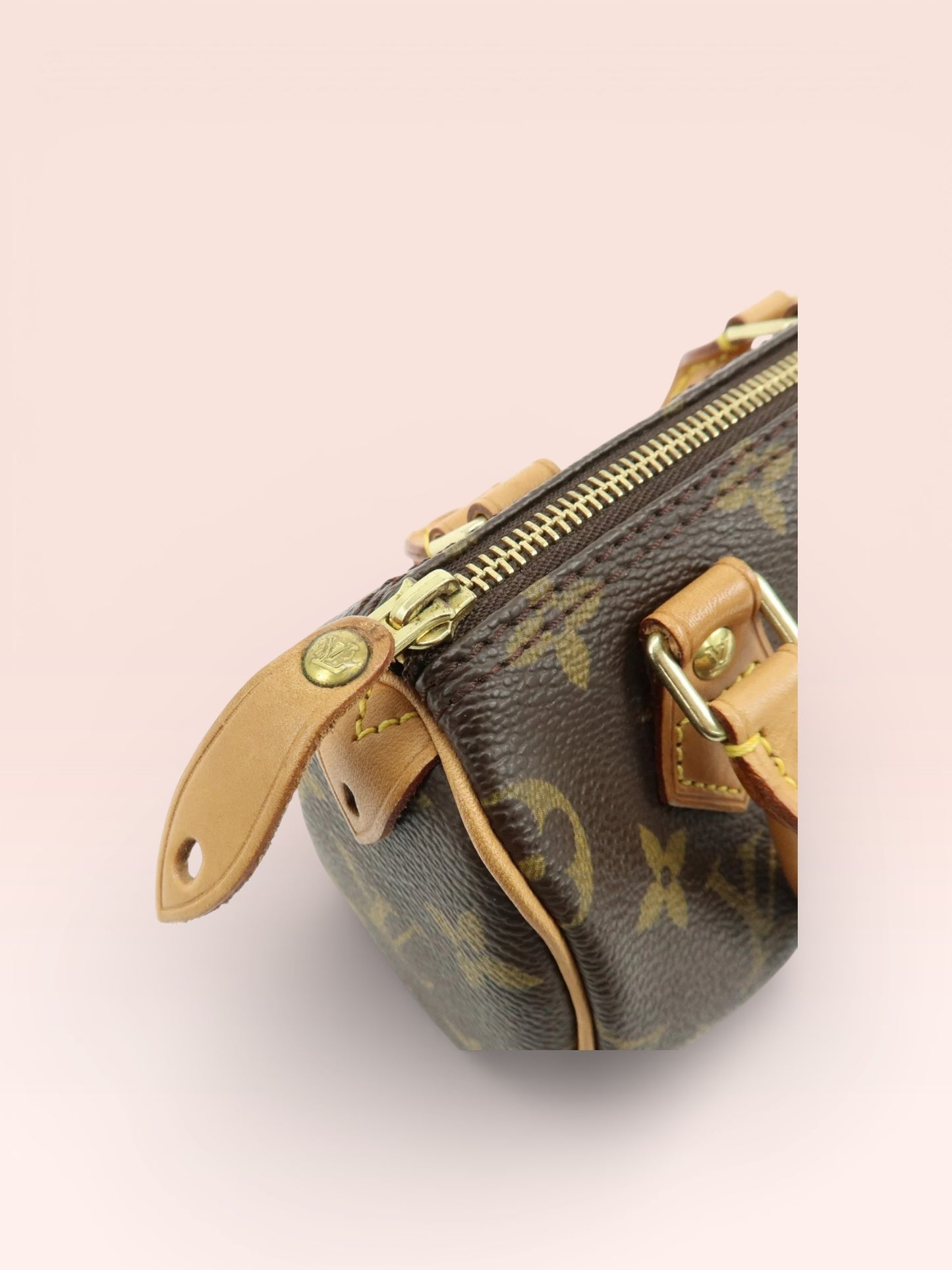 Louis Vuitton Monogram Canvas Mini Speedy w/ Strap 2002