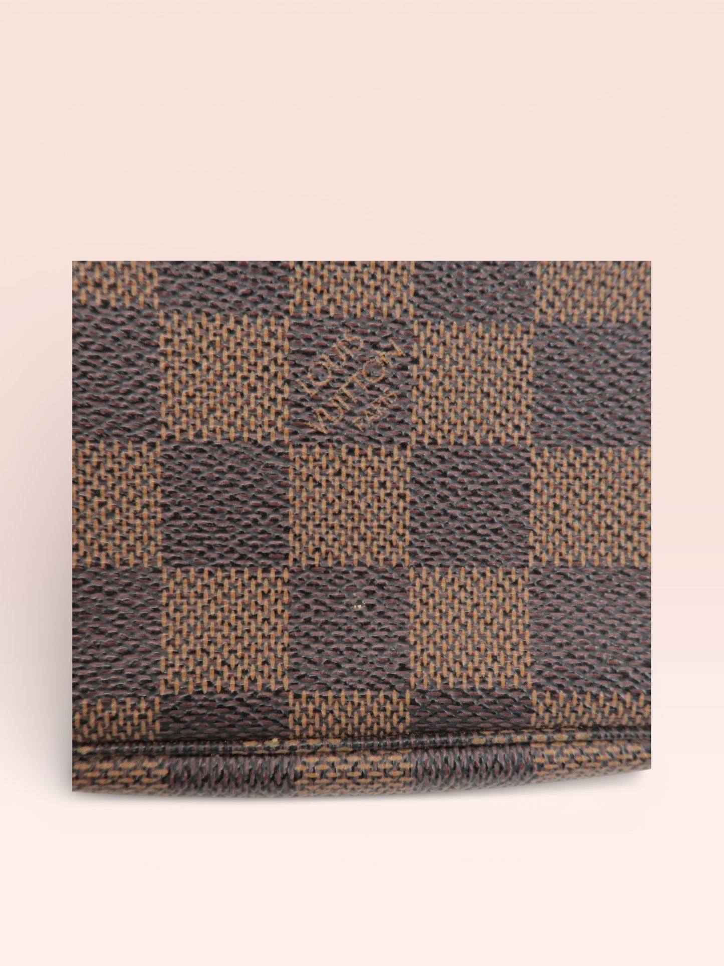 Louis Vuitton Canvas Damier Ebene Mini Pochette 2006