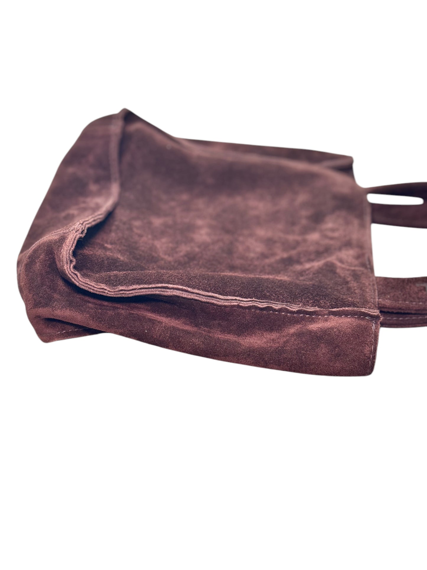 Chanel Vintage Suede Mini Tote (Brown) 1996-1997