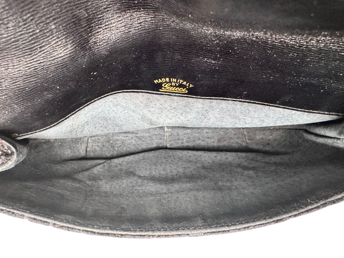 Gucci Vintage Velour Clutch Bag