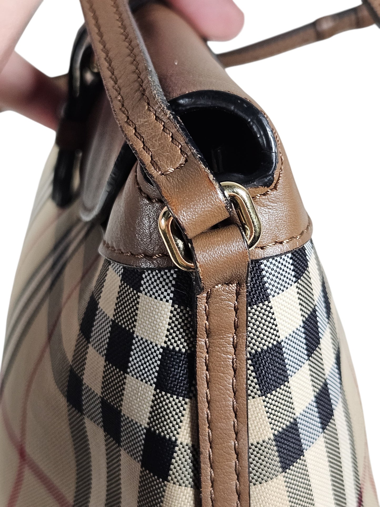 Burberry Horseferry Check Leah Crossbody Bag