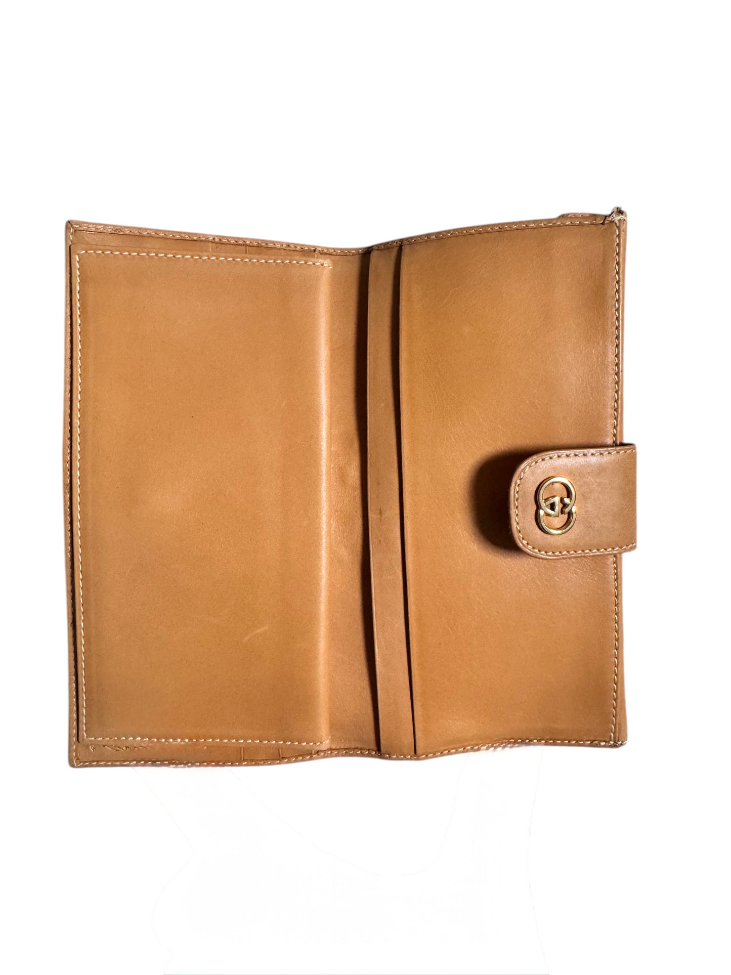 Gucci Vintage Web Stripe Long Supreme Wallet