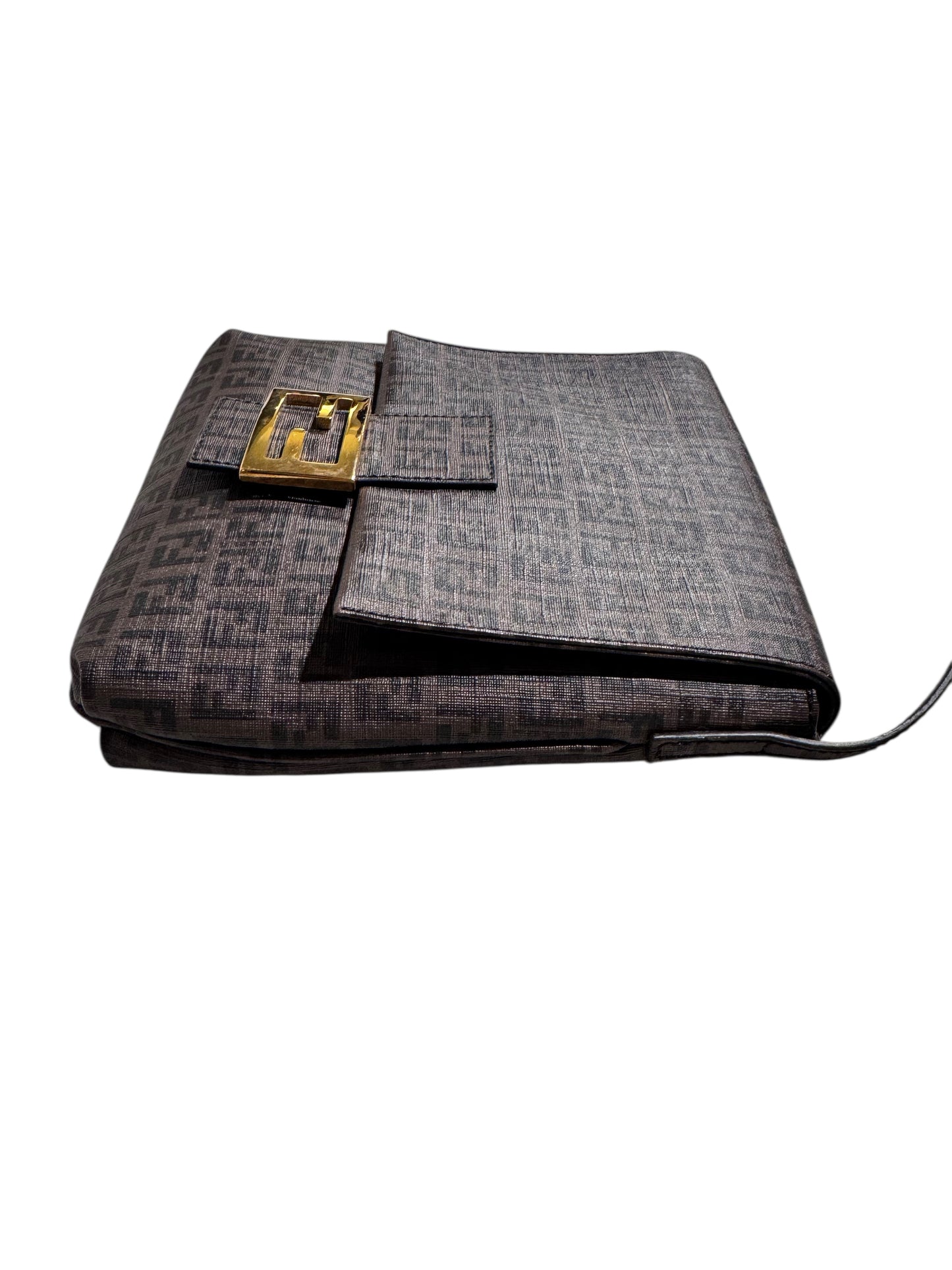 Fendi Coated Canvas Zucchino Spalmati Crossbody Bag