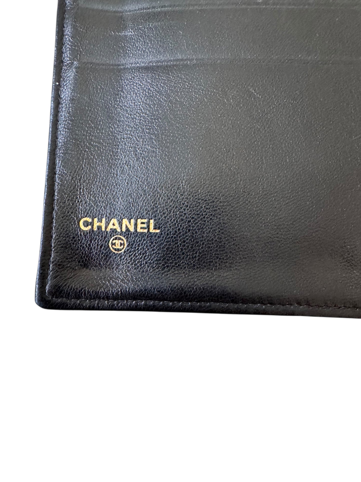 Chanel CC Timeless Lambskin Leather French Wallet 1996-1997