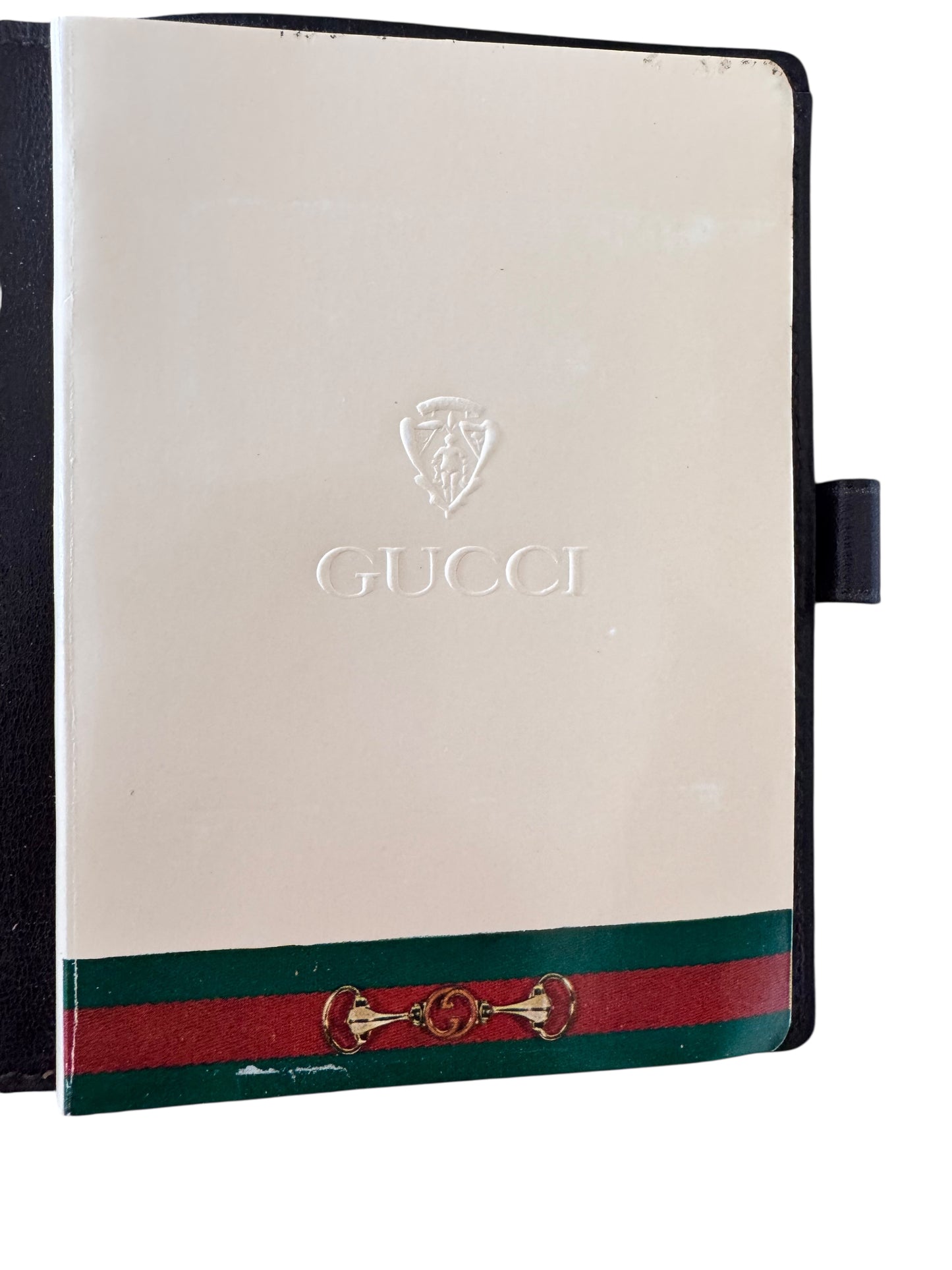 Gucci GG Suede Mini Pocket Address Book/Agenda (Brown) 1970's