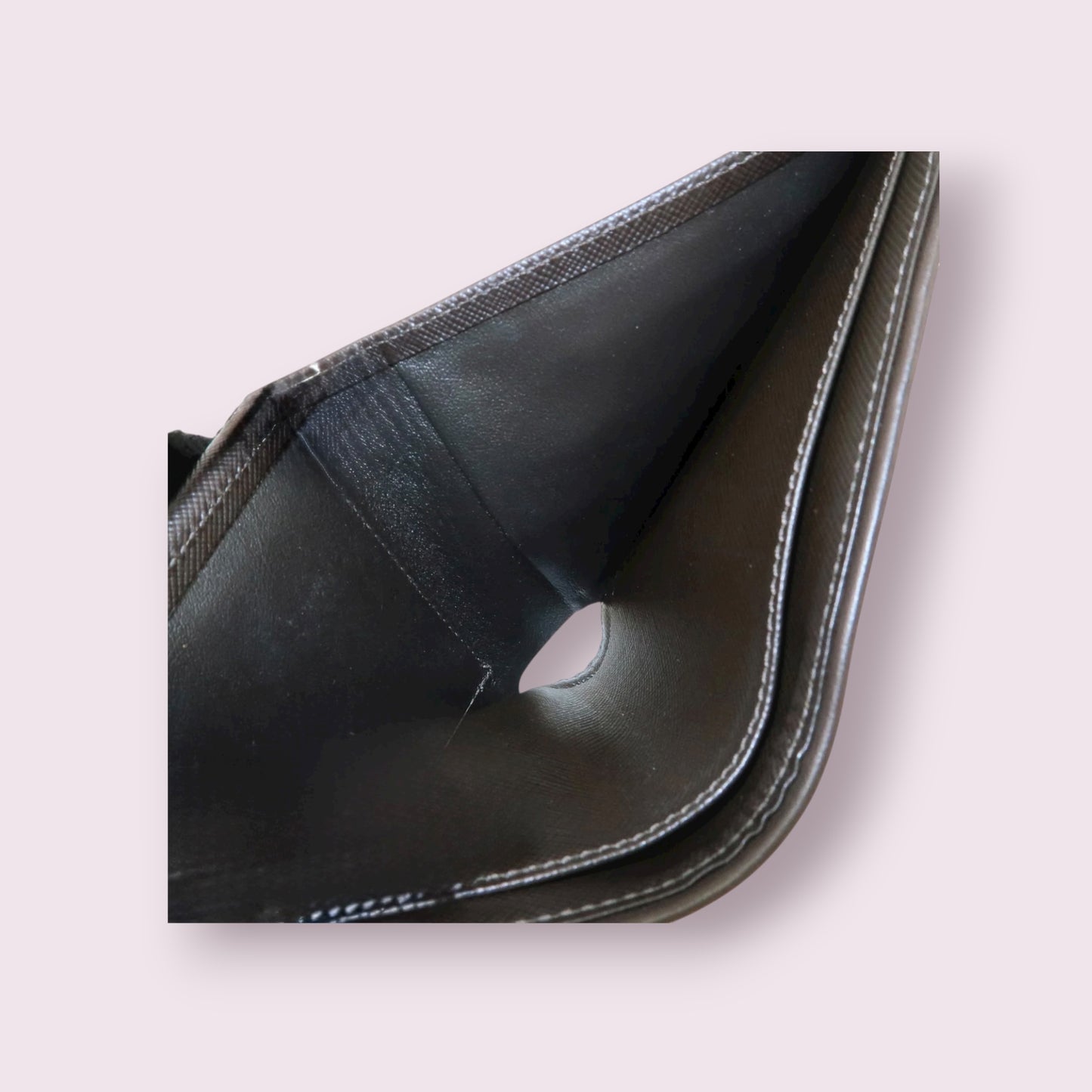 Louis Vuitton Mini Lin Porte Billets Carte Compact Wallet 2002