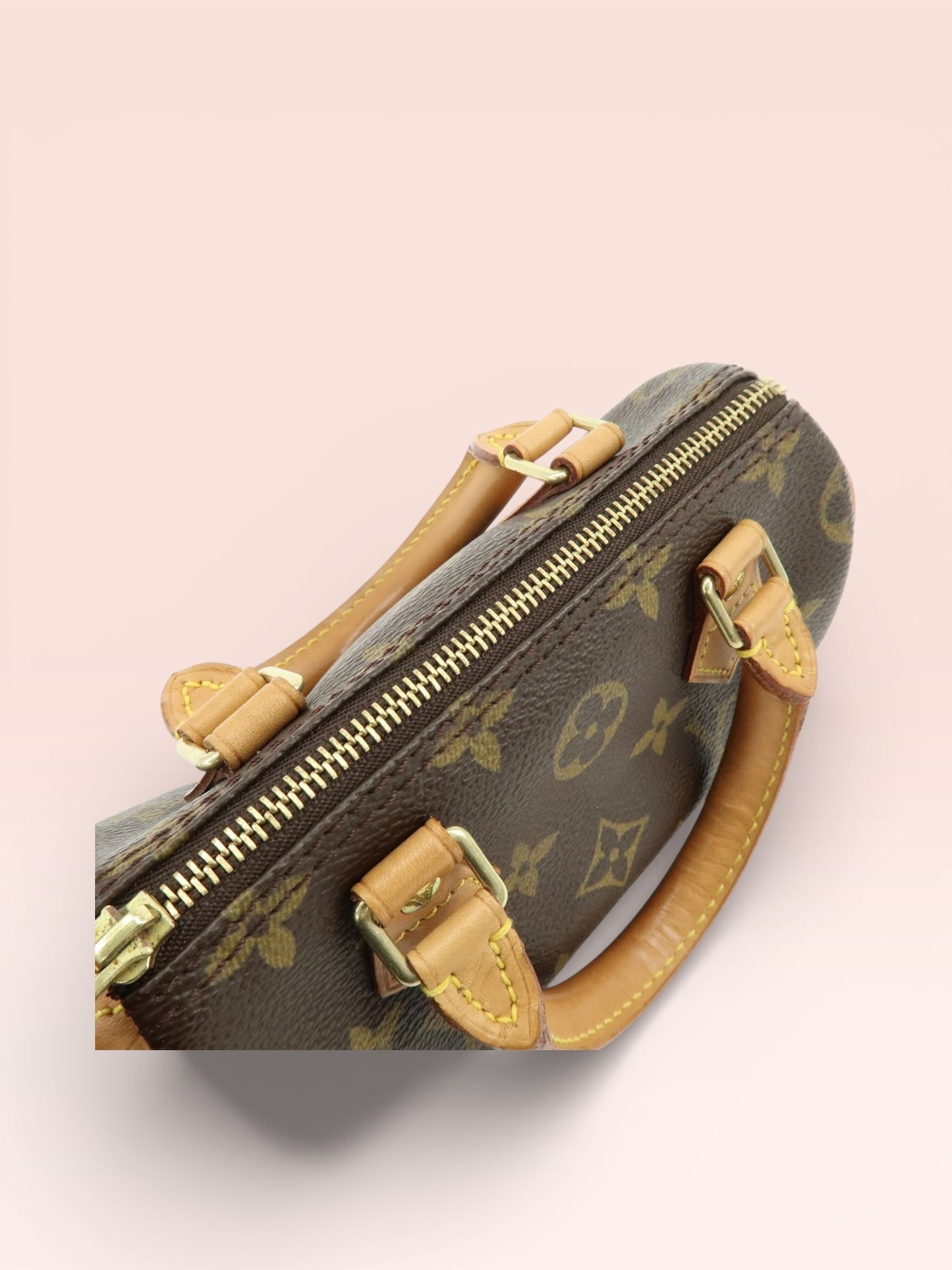 Louis Vuitton Monogram Canvas Mini Speedy w/ Strap 2002