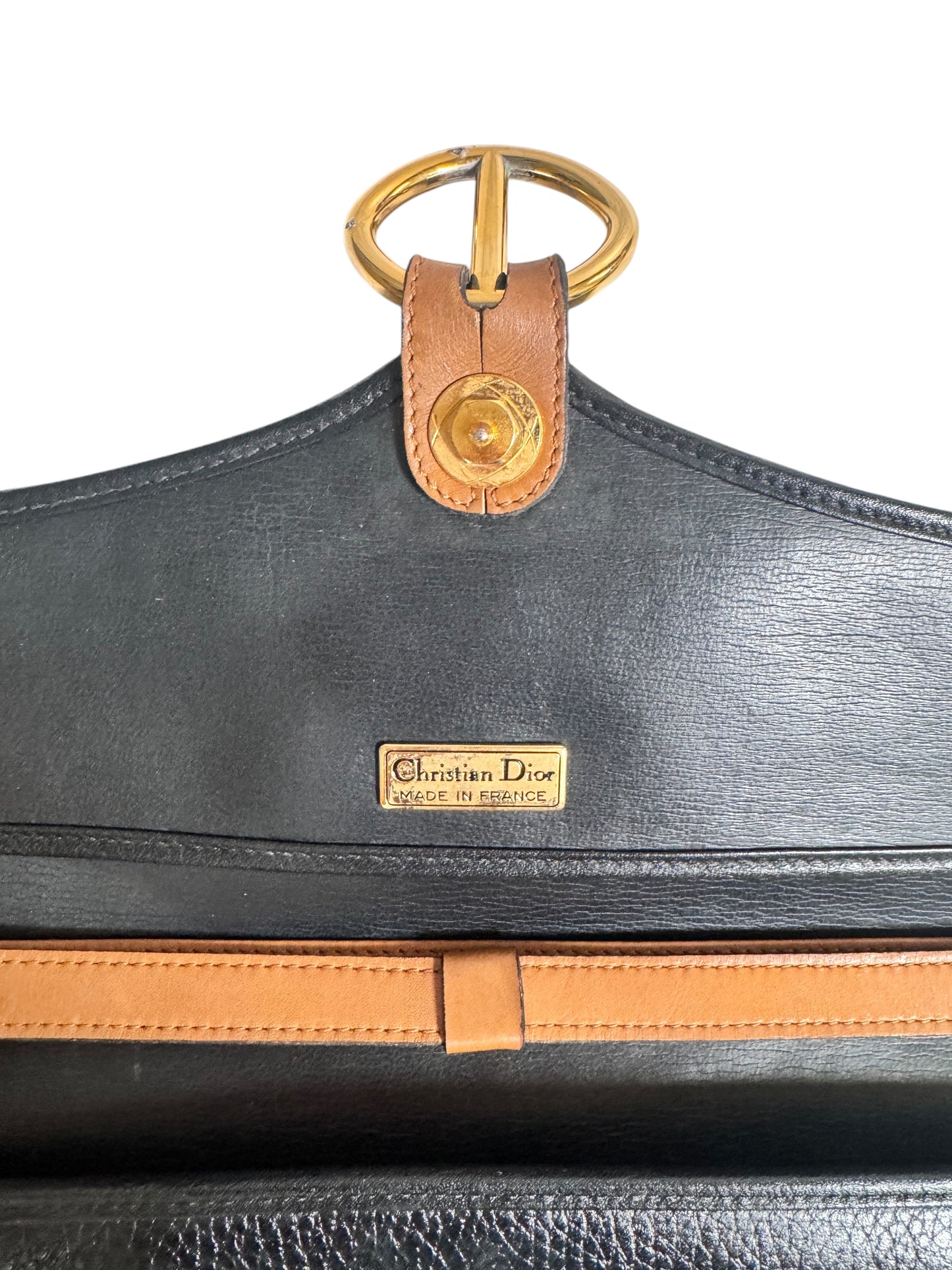 Christian Dior Leather Vintage Crossbody/Shoulder Bag