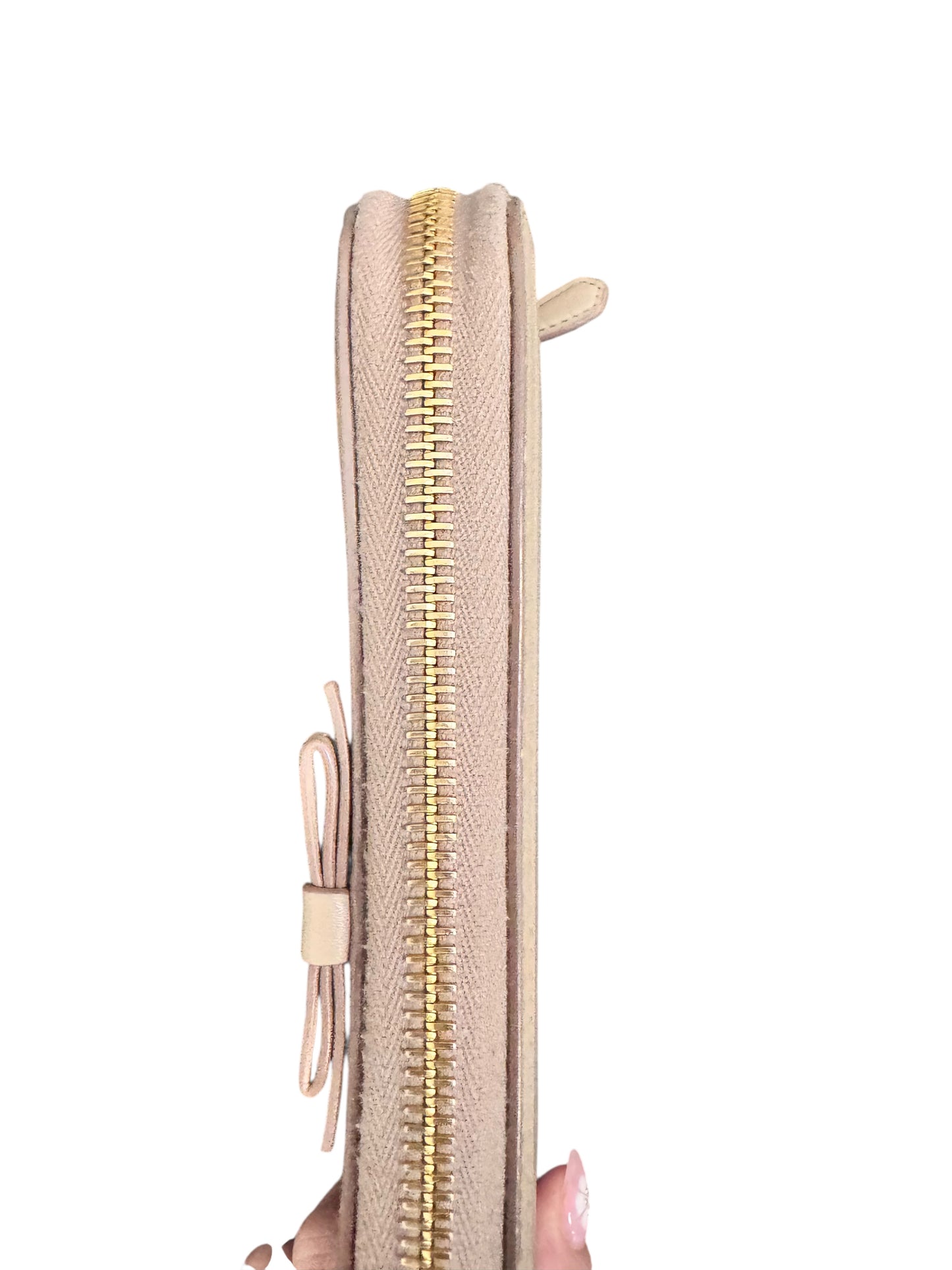 Prada Saffiano Leather Continental Zip Long Wallet