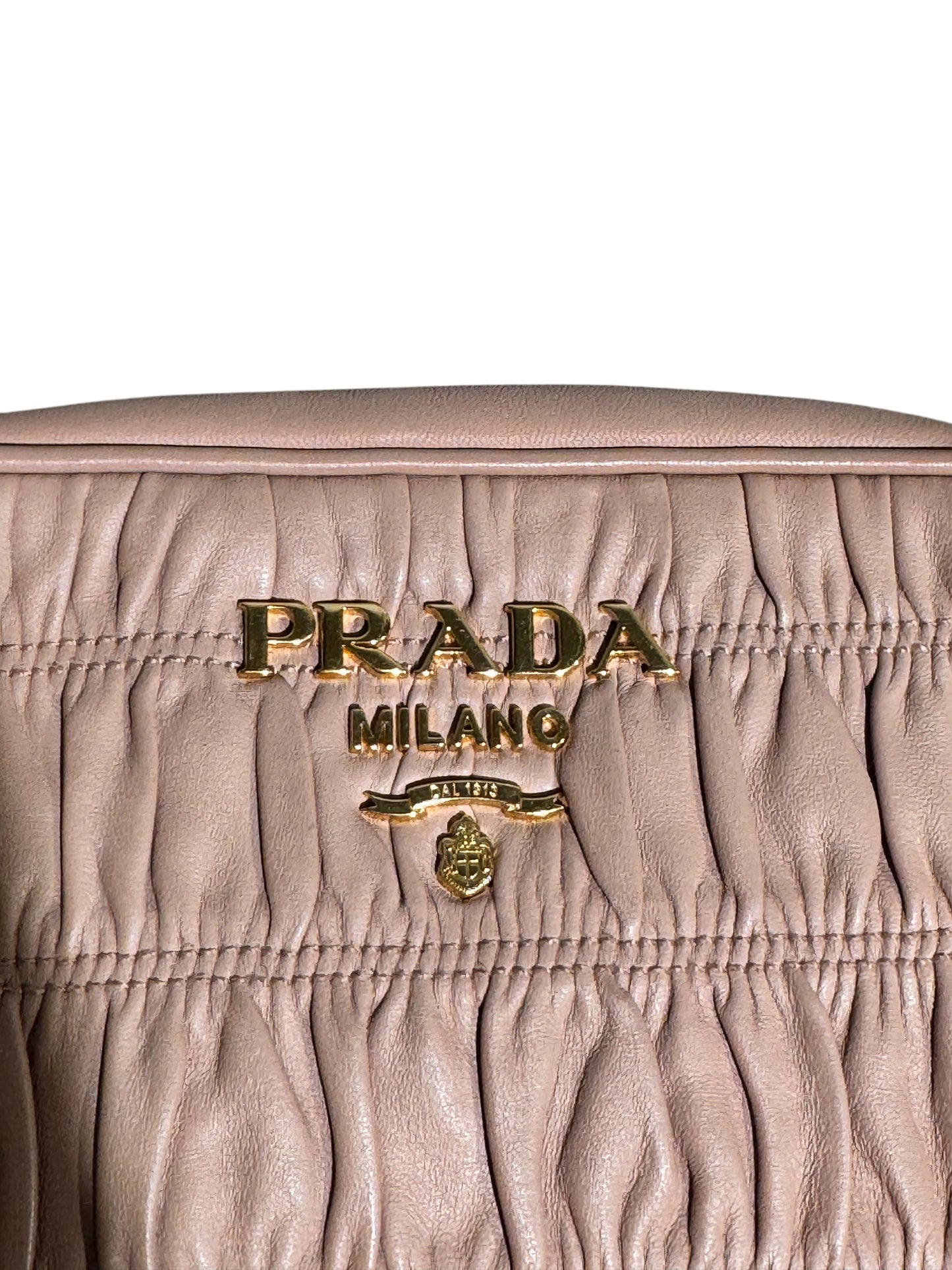 Prada Nappa Leather Gaufre Camera Crossbody Bag