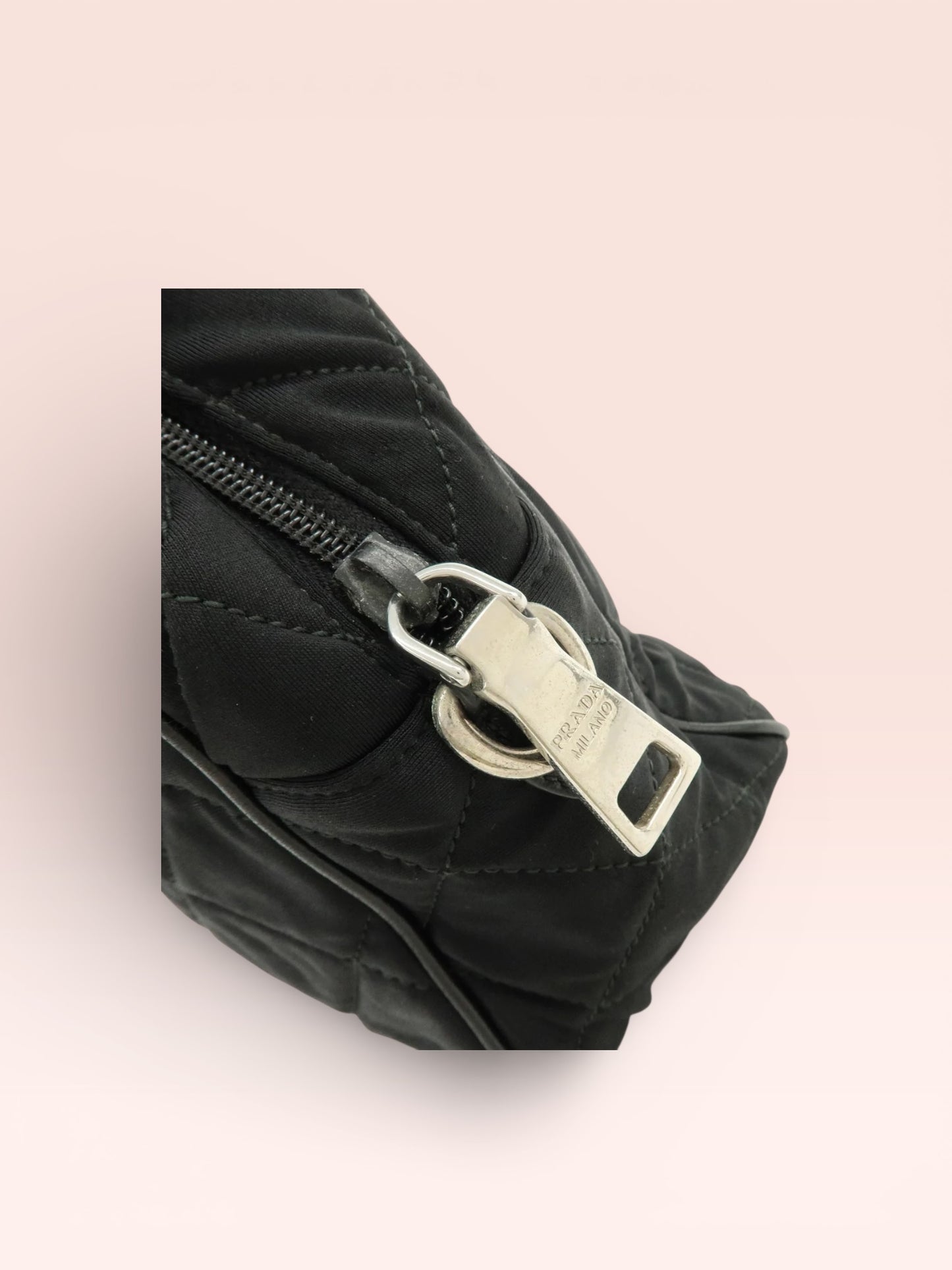 Prada Tessuto Nylon 2 Way Bag (Black)
