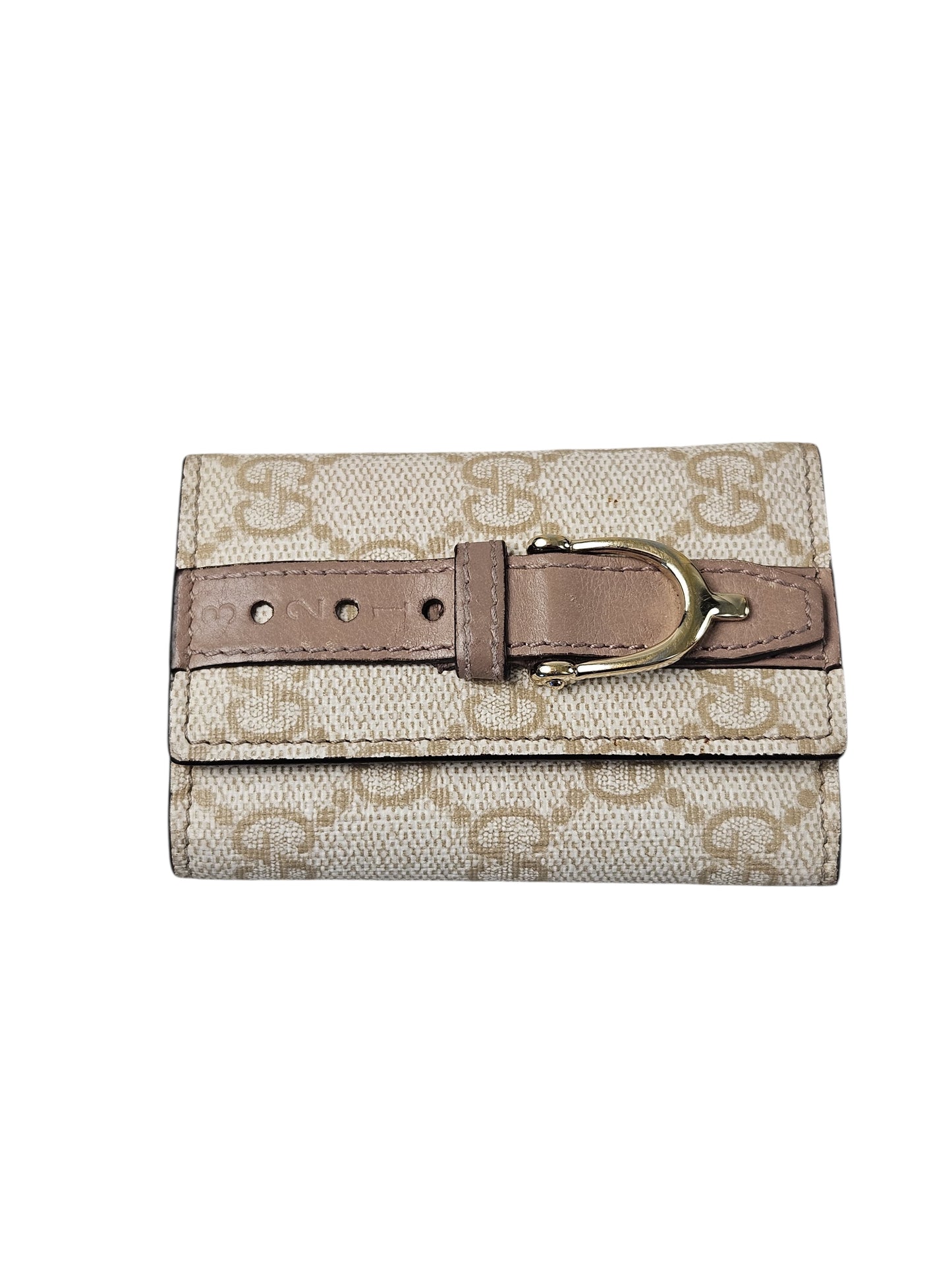 Gucci GG Supreme Canvas 6 ring Belted Key Holder