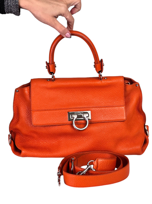 Salvatore Ferragamo Sofia Leather Handbag (2way)
