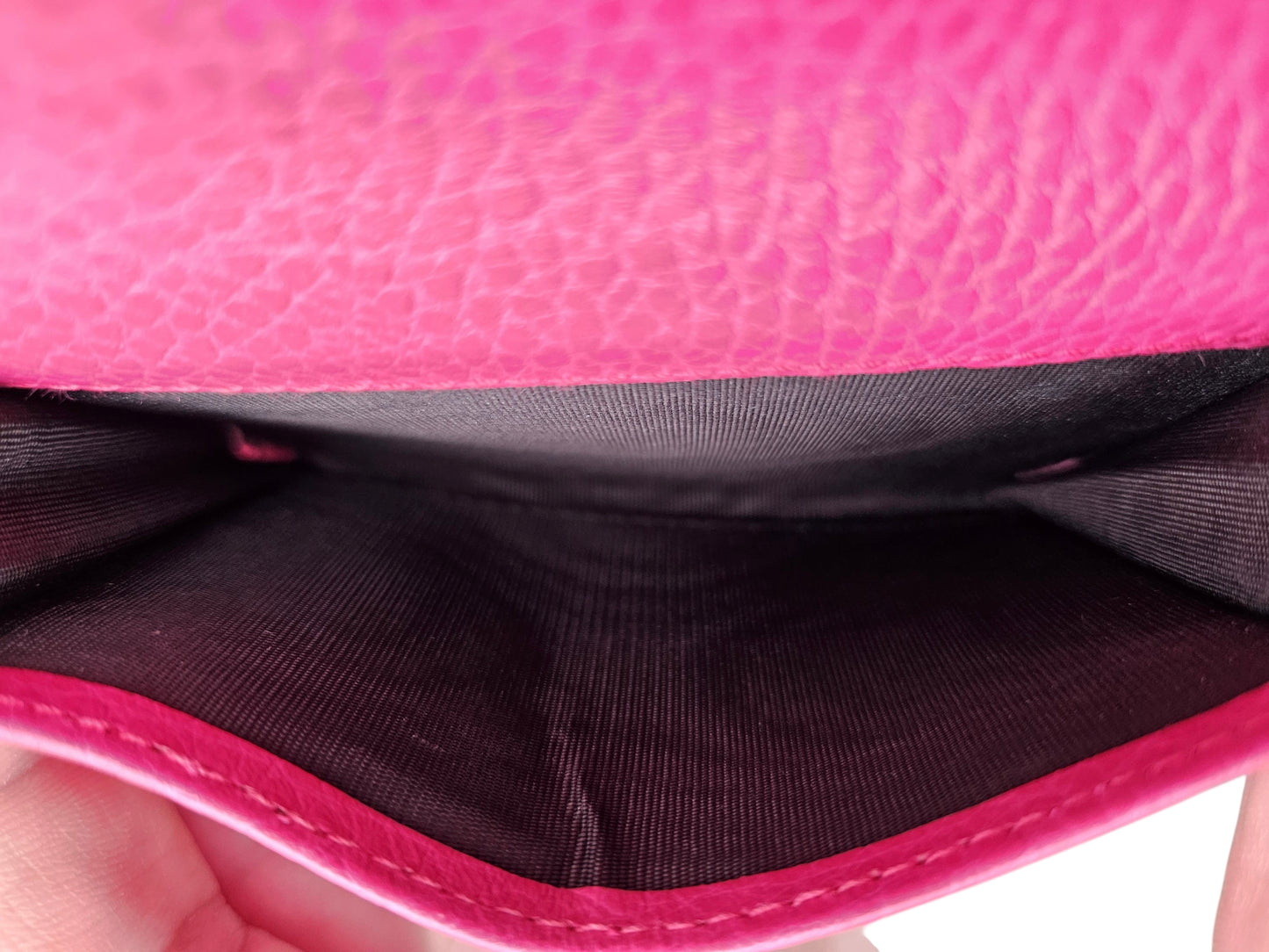 Gucci GG Leather Marmont Card Holder (Pink)