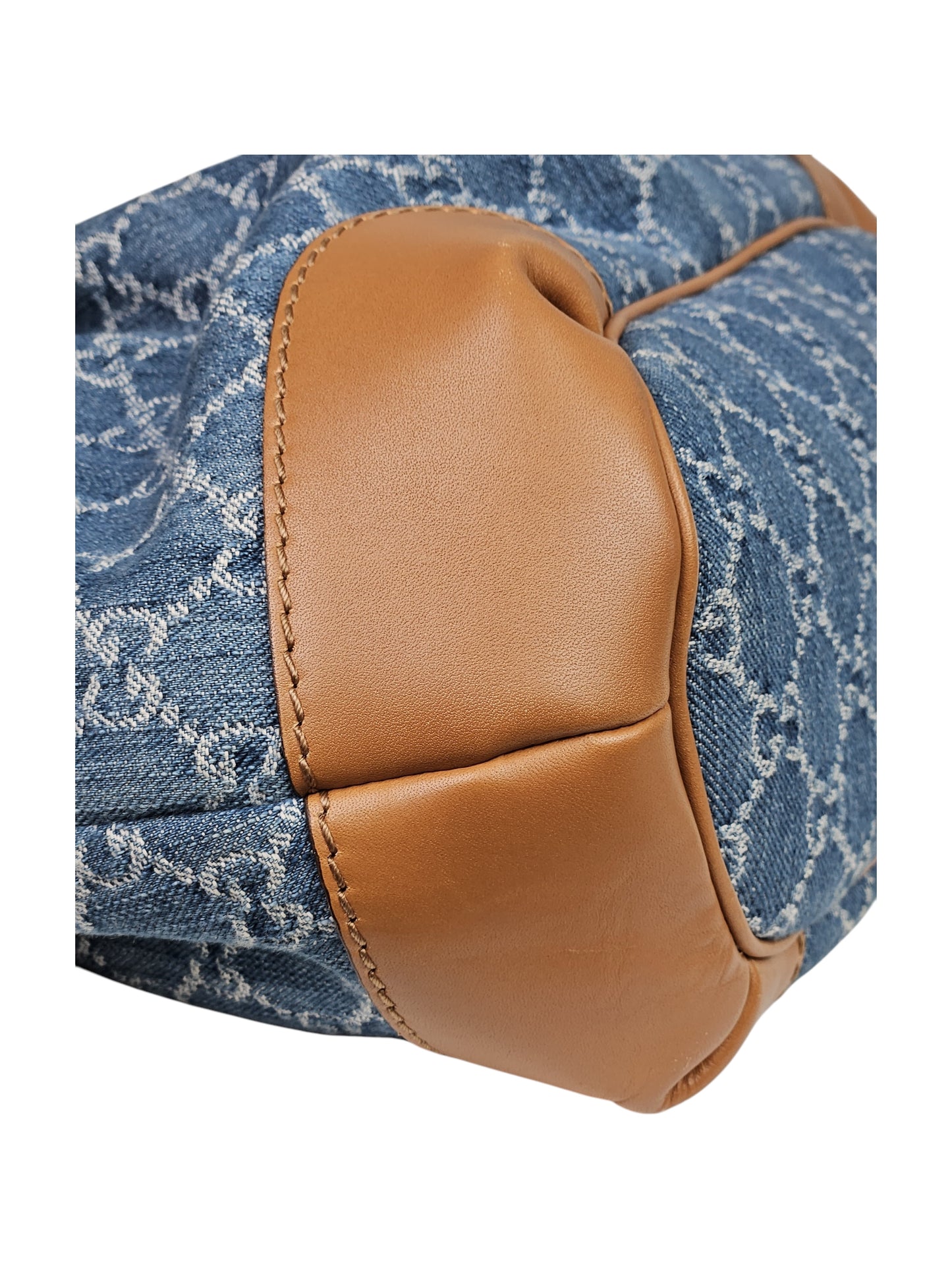 Gucci Denim Sukey 2 way Handbag