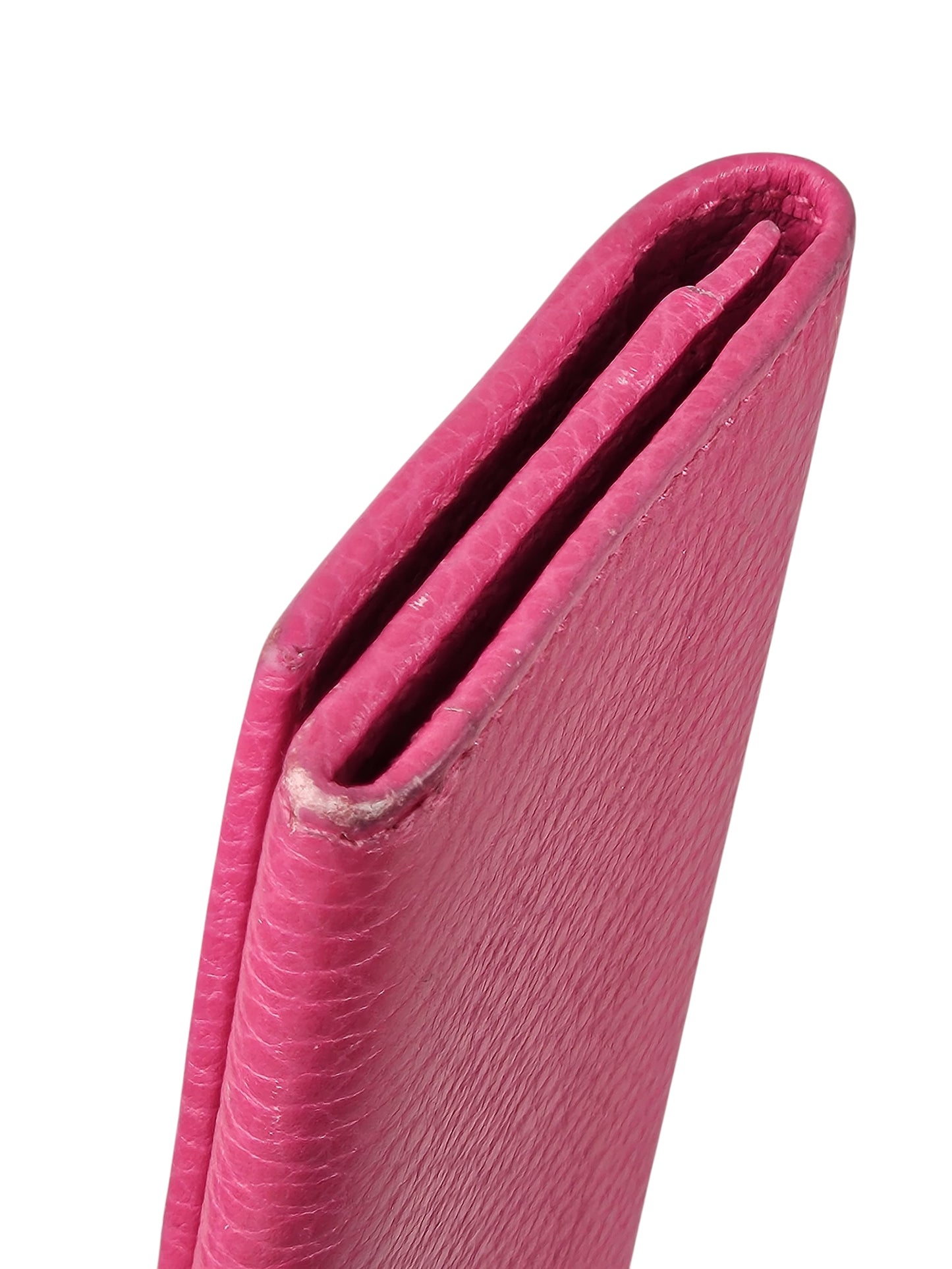 Gucci GG Leather Marmont Card Holder (Pink)