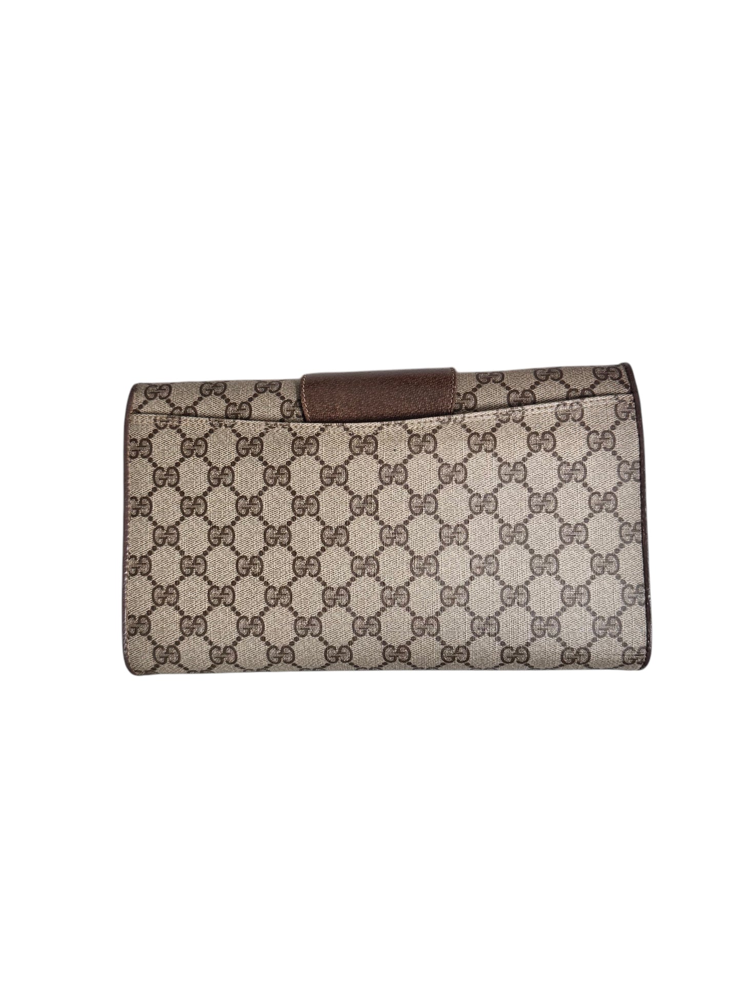 Gucci GG Supreme Vintage Clutch/Shoulder Bag