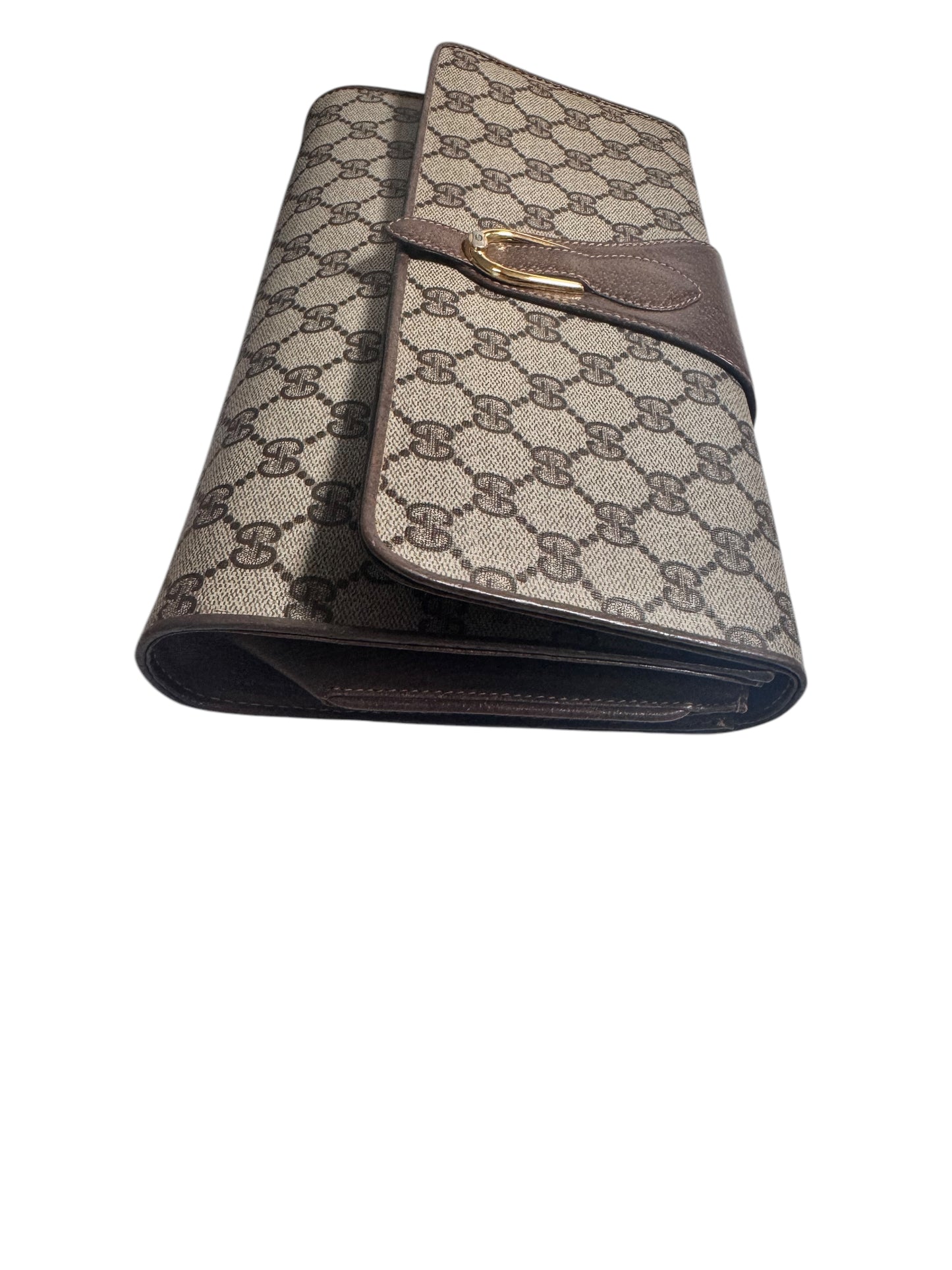 Gucci GG Supreme Vintage Clutch/Shoulder Bag