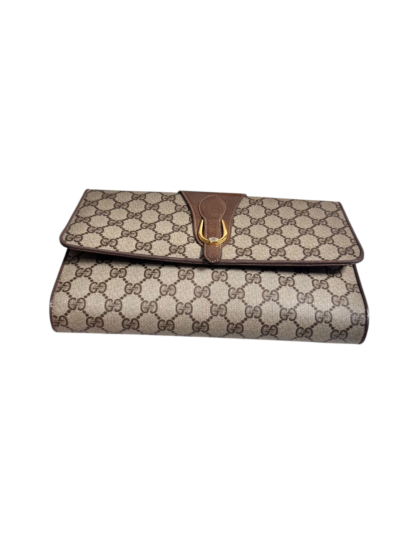 Gucci GG Supreme Vintage Clutch/Shoulder Bag