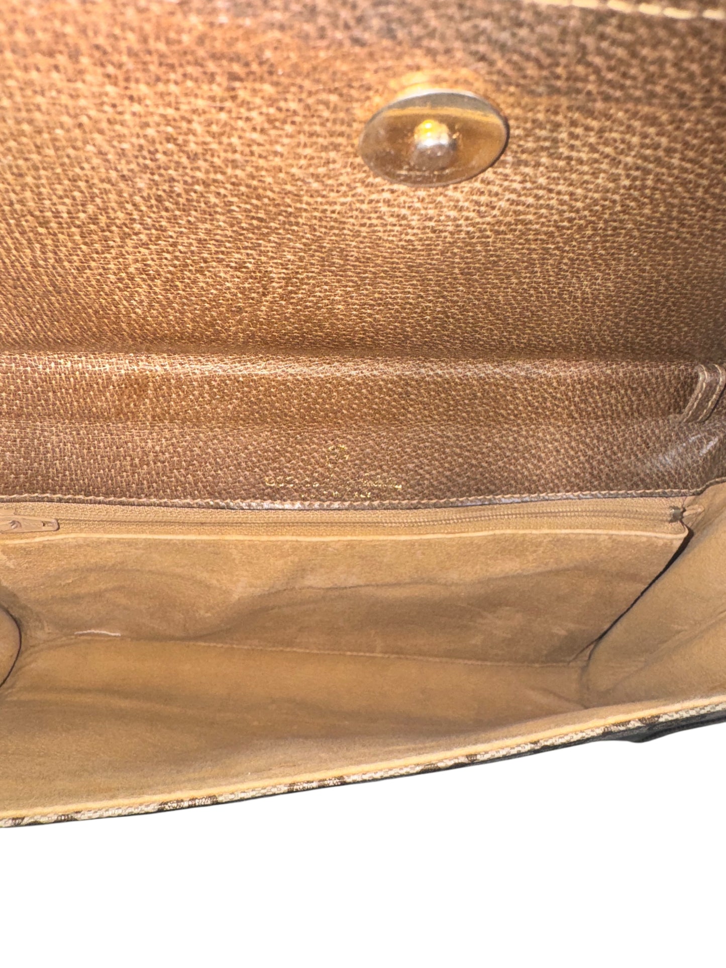 Gucci GG Supreme Vintage Clutch/Shoulder Bag